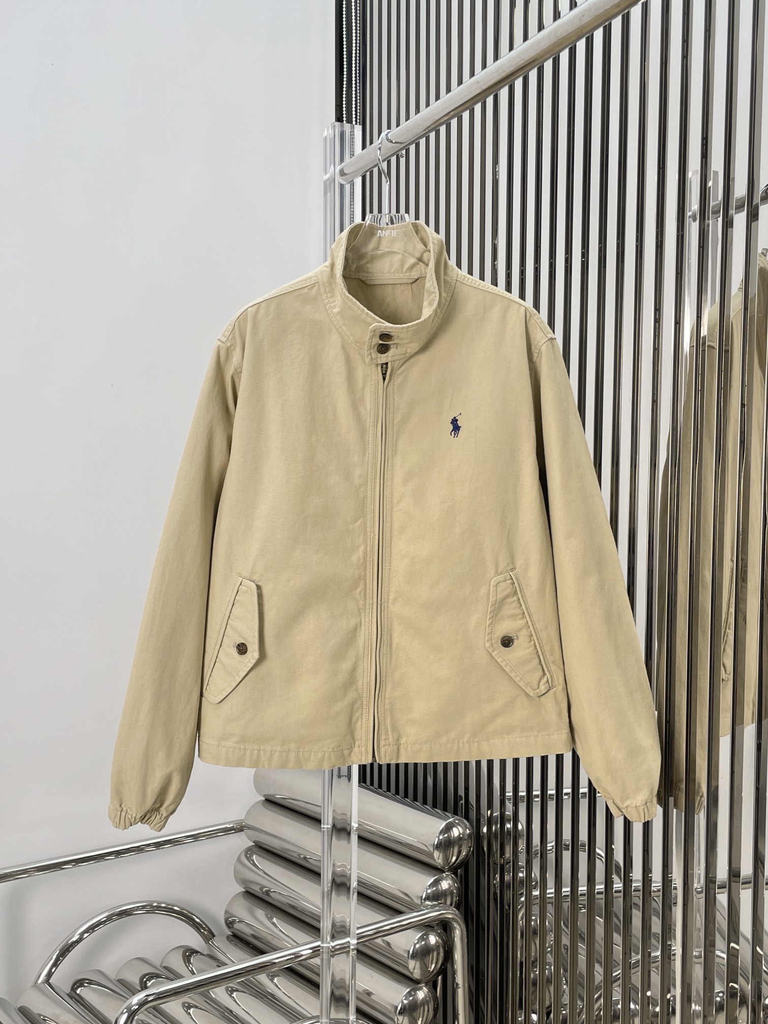 NO:313611,[Love] New [Love]!  Latest RL 24NEW Pony Embroidered Khaki Old Cadre Jacket. Size SML.,,jackets & coats,alexander wang19860909[爱心]新款[爱心]！最新RL 24NEW 小马刺绣卡其色老干部夹克.尺码SML.,,jackets & coats,alexander wang,Women's clothing