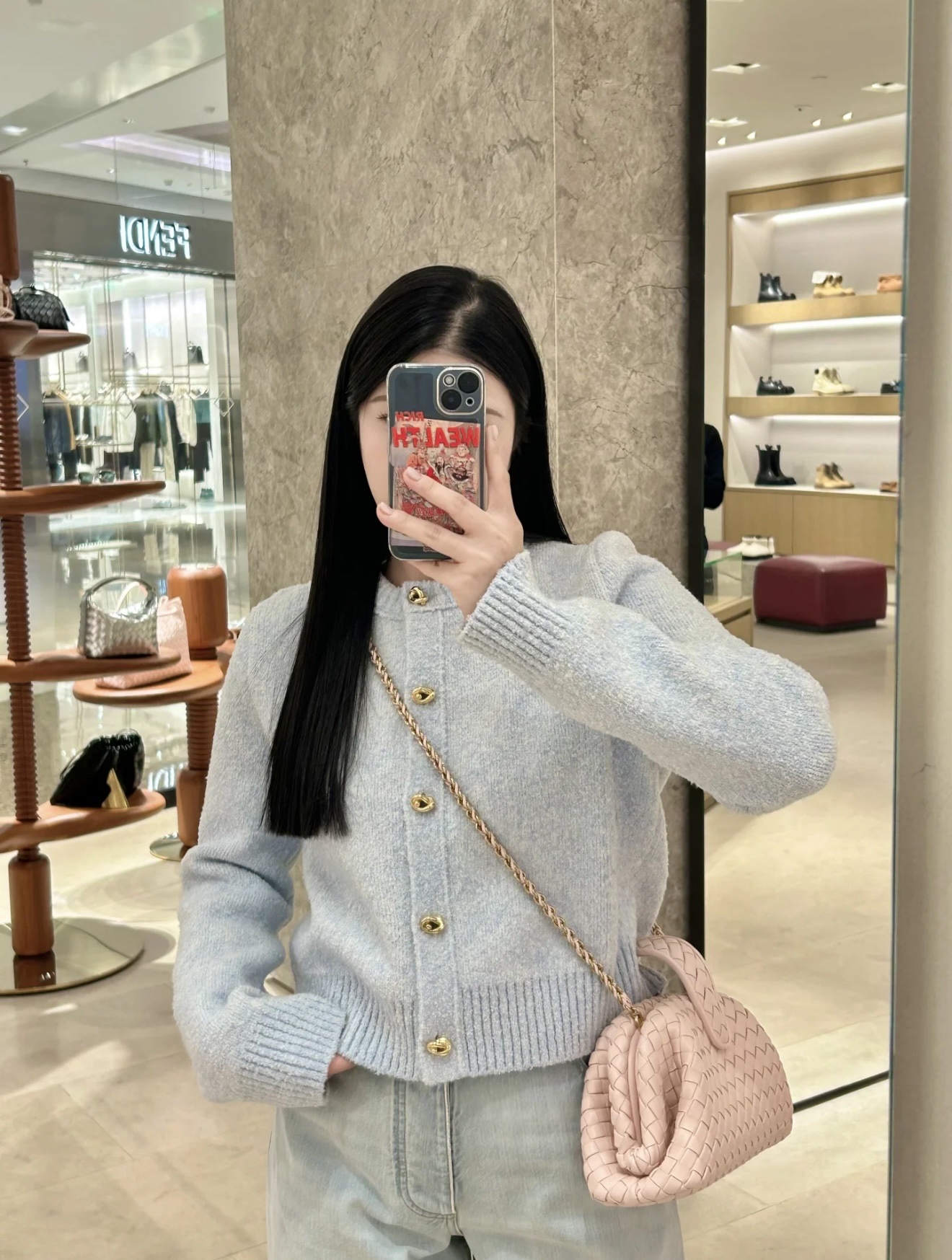 NO:307257,Cardigan Skirt Love] New style [Love]!  Latest BV 25NEW Knotted Wool Knit Cardigan Set. Size SML, bottega veneta, skirts, alexander wang19860909开衫半裙 爱心]新款[爱心]！最新BV 25NEW 绳结钮扣羊毛针织开衫套装.尺码SML,,bottega veneta,skirts,alexander wang,Women's clothing