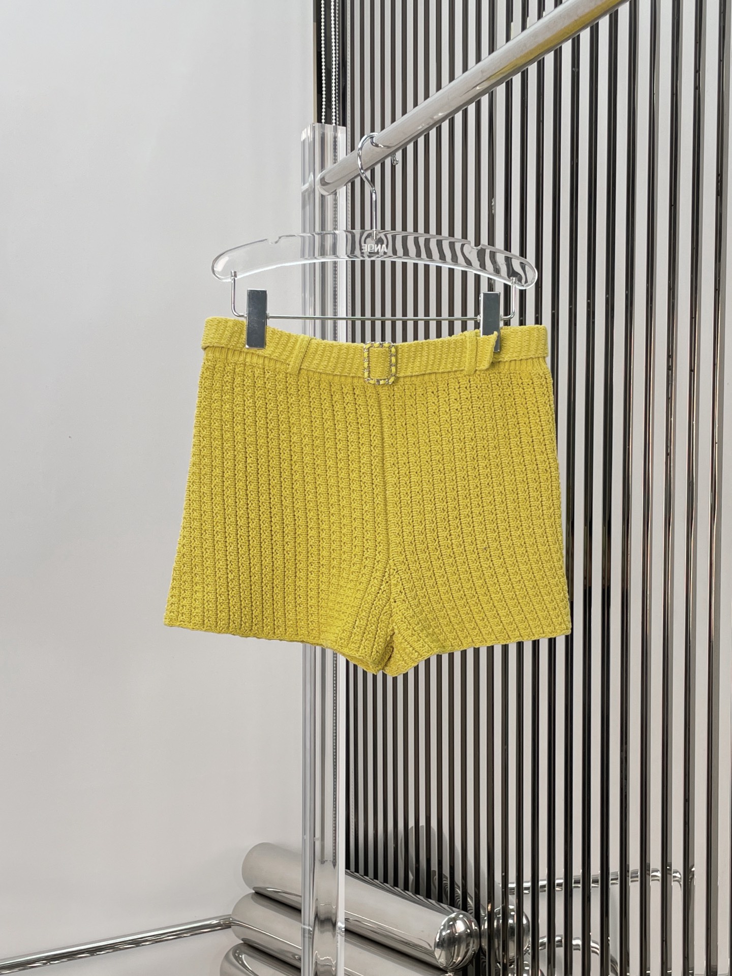 NO:313623,[Love] New [Love]!  Latest CH 25NEW Small Yellow Chicken Knitted Belt Shorts. Size SML., shorts,alexander wang19860909[爱心]新款[爱心]！最新CH 25NEW 小黄鸡针织腰带短裤.尺码SML.,,shorts,alexander wang,Women's clothing