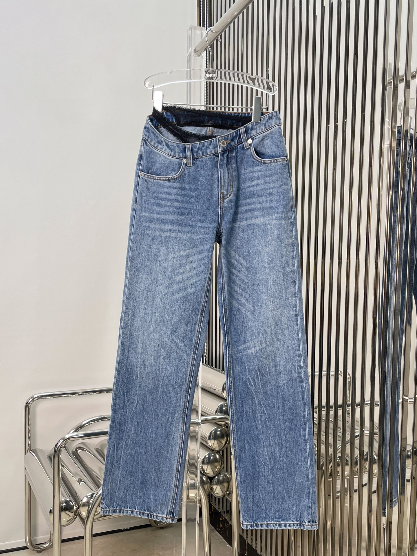 NO:310894,[Love] New [Love]!  Latest AW 25NEW Bikini Denim Series Brushed Denim Trousers. Size SML., bikinis, alexander wang19860909[爱心]新款[爱心]！最新AW 25NEW 比基尼牛仔系列拉丝边牛仔长裤.尺码SML.,,bikinis,alexander wang,Women's clothing