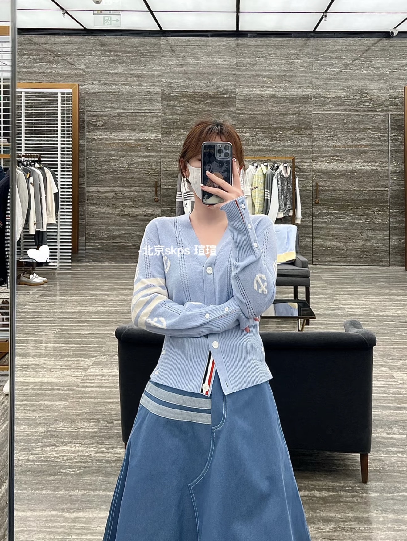 NO:325649,[Love] New [Love]!  Latest TB 25NEW Classic Four-bar Anchor Knit Cardigan. Size SML...,alexander wang19860909[爱心]新款[爱心]！最新TB 25NEW 经典四条杠船锚针织开衫.尺码SML..,,alexander wang,Women's clothing