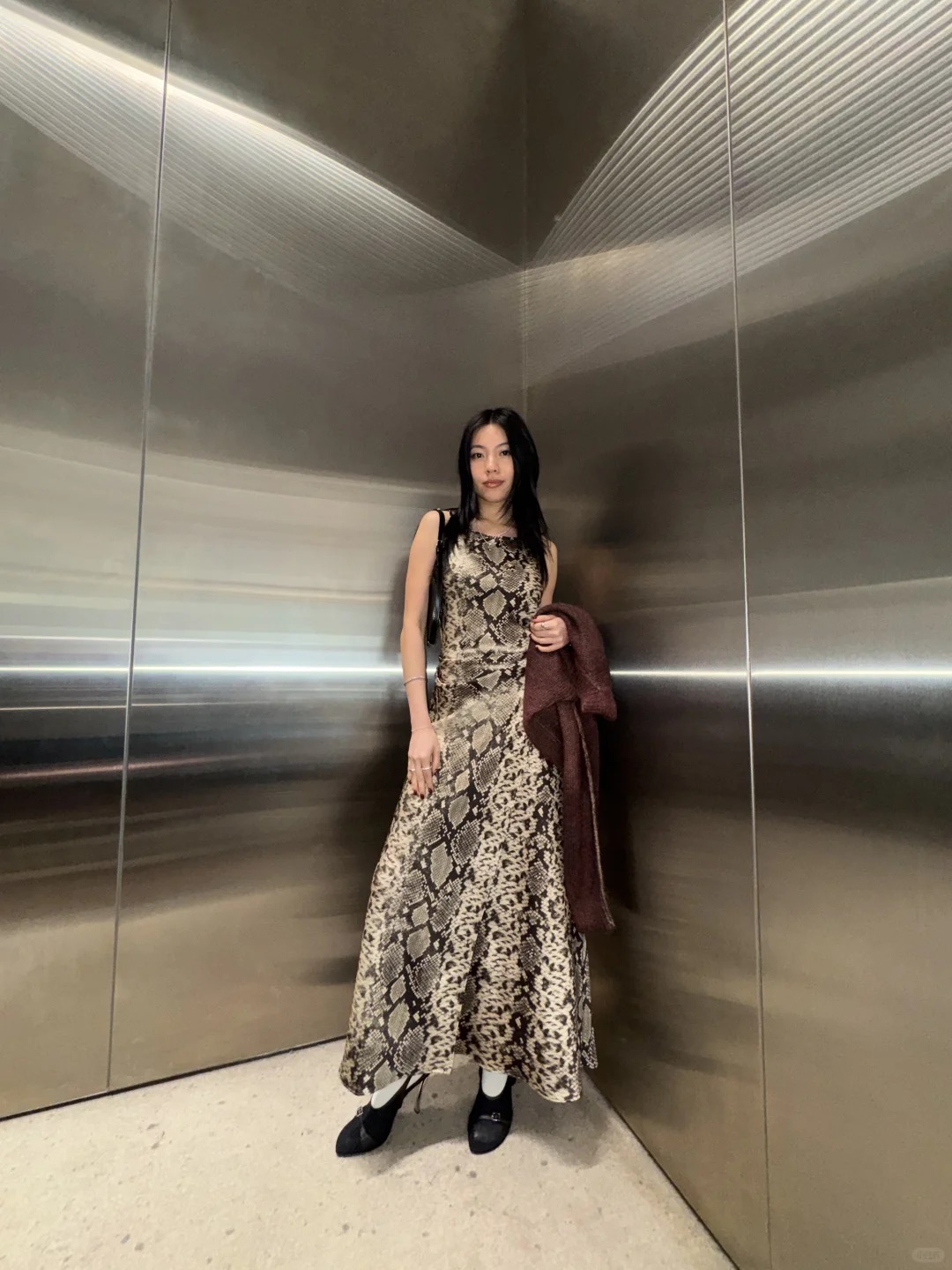 NO:318185,[Love] New [Love]!  Latest ACNE 25NEW python print suspender dress. Size SML., acne studios, skirts, alexander wang19860909[爱心]新款[爱心]！最新ACNE 25NEW 蟒蛇纹印花吊带连衣裙.尺码SML.,,acne studios,skirts,alexander wang,Women's clothing