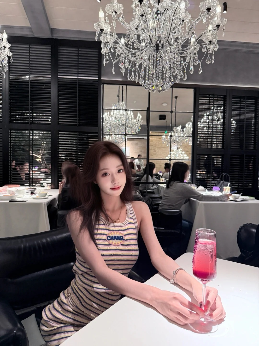 NO:329926,[Love] New [Love]!  Latest CH 25NEW Rainbow Stripe Knitted Vest Dress. Size SML.,,skirts,alexander wang19860909[爱心]新款[爱心]！最新CH 25NEW 彩虹条纹针织背心连衣裙.尺码SML.,,skirts,alexander wang,Women's clothing