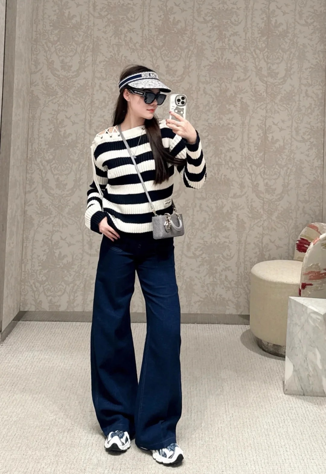 NO:329932,[Love] New [Love]!  Latest D 25NEW Striped Strap One Shoulder Sweater. Size SML.,,sweaters,alexander wang19860909[爱心]新款[爱心]！最新D 25NEW 条纹绑带一字肩毛衣.尺码SML.,,sweaters,alexander wang,Women's clothing