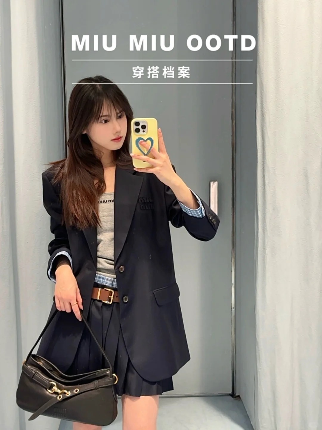 NO:329907,Skirt [Love] New style [Love]!  Latest MIU 25NEW plaid spliced ​​worsted wool suit   pleated skirt. Size SML.,,miumiu, skirts, business suit,alexander wang19860909半裙[爱心]新款[爱心]！最新MIU 25NEW 格纹拼接精纺羊毛西装 百褶短裙.尺码SML.,,miumiu,skirts,business suit,alexander wang,Women's clothing