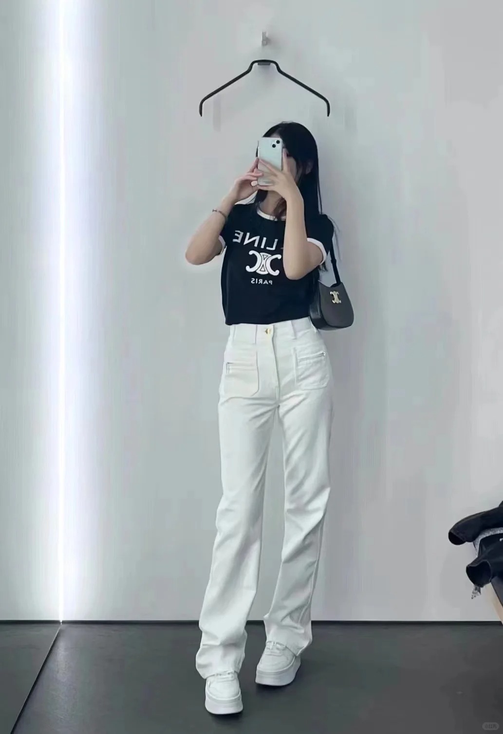 NO:326903,[Love] New [Love]!  Latest CE 25NEW Arc de Triomphe Zipper Pocket White Jeans. Size SML., jeans,alexander wang19860909[爱心]新款[爱心]！最新CE 25NEW 凯旋门拉链口袋白色牛仔裤.尺码SML.,,jeans,alexander wang,Women's clothing
