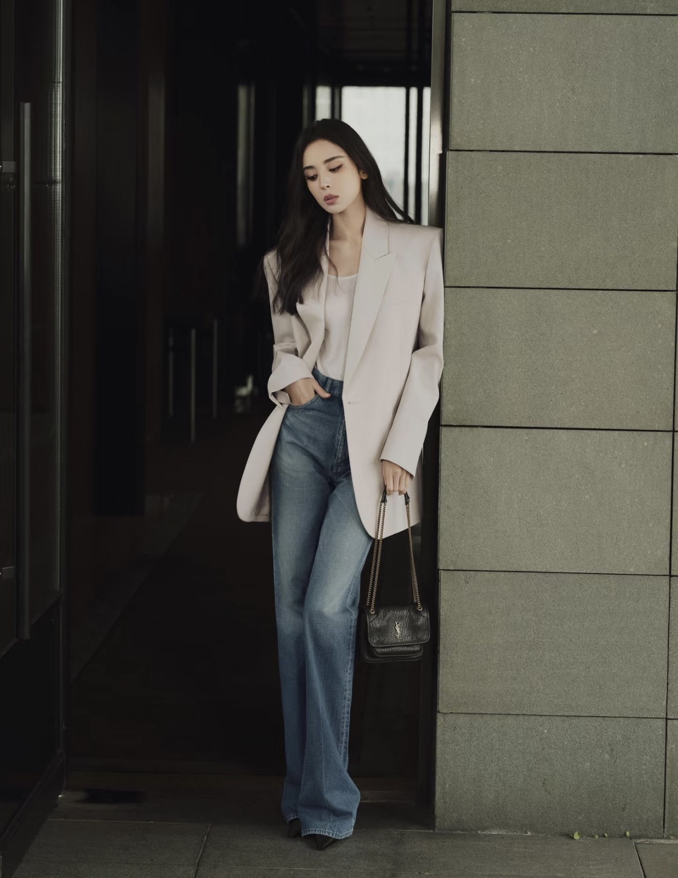 NO:328253,[Love] New [Love]!  Latest SLP 25NEW Worn wool smoking suit   jeans. Size SML. Suit, loro piana, jeans, business suit, alexander wang19860909[爱心]新款[爱心]！最新SLP 25NEW 精纺羊毛吸烟装 牛仔裤.尺码SML.西装,,loro piana,jeans,business suit,alexander wang,Women's clothing