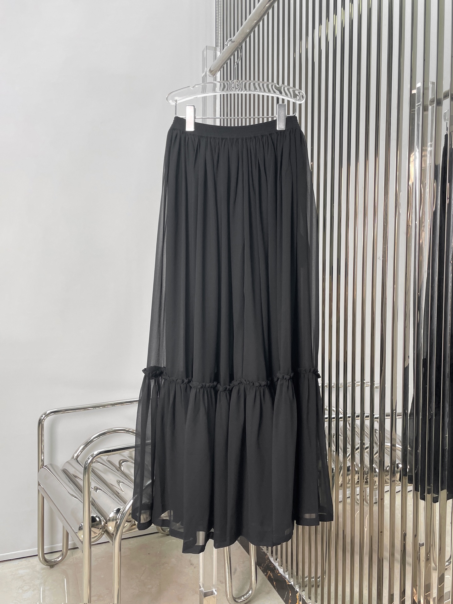 NO:576812,[Love] New style [Love]!  The latest SLP 25NEW silk chiffon pleated skirt. Size SML.P,,loro piana,skirts,alexander wang19860909[爱心]新款[爱心]！最新SLP 25NEW 丝质雪纺收褶半身裙.尺码SML.P,,loro piana,skirts,alexander wang,Women's clothing