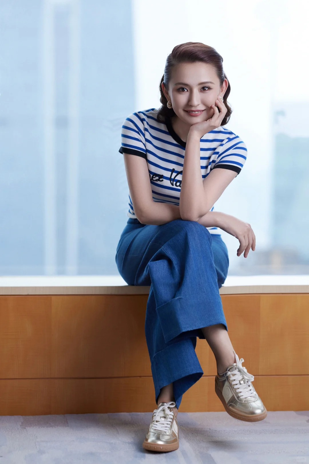 NO:333144,[Love] New [Love]!  Latest VA 25NEW Alphabet Embroidered Striped T-shirt. Size SML.., tees, t-shirt, alexander wang19860909[爱心]新款[爱心]！最新VA 25NEW 字母刺绣条纹T恤.尺码SML..,,tees，t-shirt,alexander wang,Women's clothing