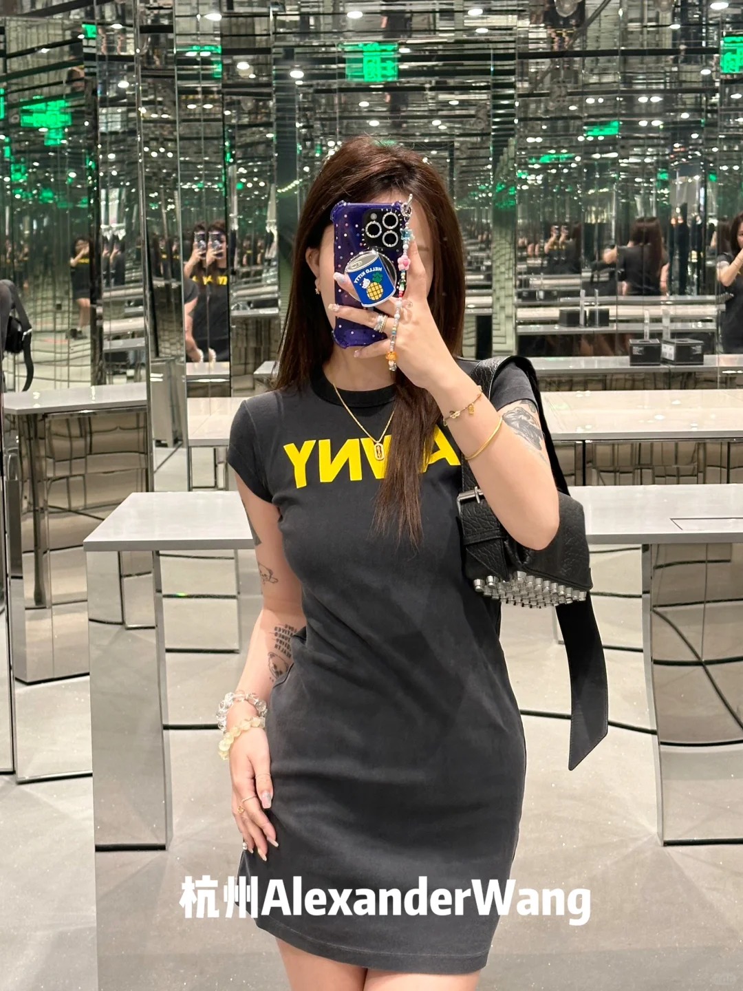 NO:333149,[Love] New [Love]!  Latest AW 25NEW Alphabet Print Short Sleeve T-Shirt Dress. Size SML..,,skirts,T-shirt,tees,t-shirt,alexander wang19860909[爱心]新款[爱心]！最新AW 25NEW 字母印花短袖T恤连衣裙.尺码SML..,,skirts,T-shirt,tees，t-shirt,alexander wang,Women's clothing