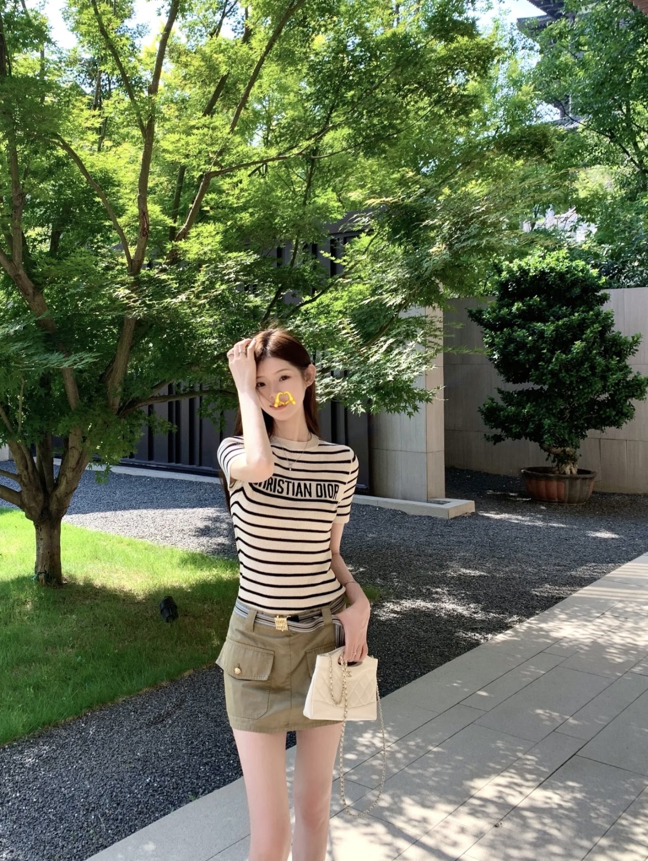NO:335174,[Love] New [Love]!  Latest D 25NEW alphabet jacquard striped knitted short-sleeved top. Color beige, pink. Size SML..., T-shirt,alexander wang19860909[爱心]新款[爱心]！最新D 25NEW 字母提花条纹针织短袖上衣.颜色米色、粉色.尺码SML..,,T-shirt,alexander wang,Women's clothing