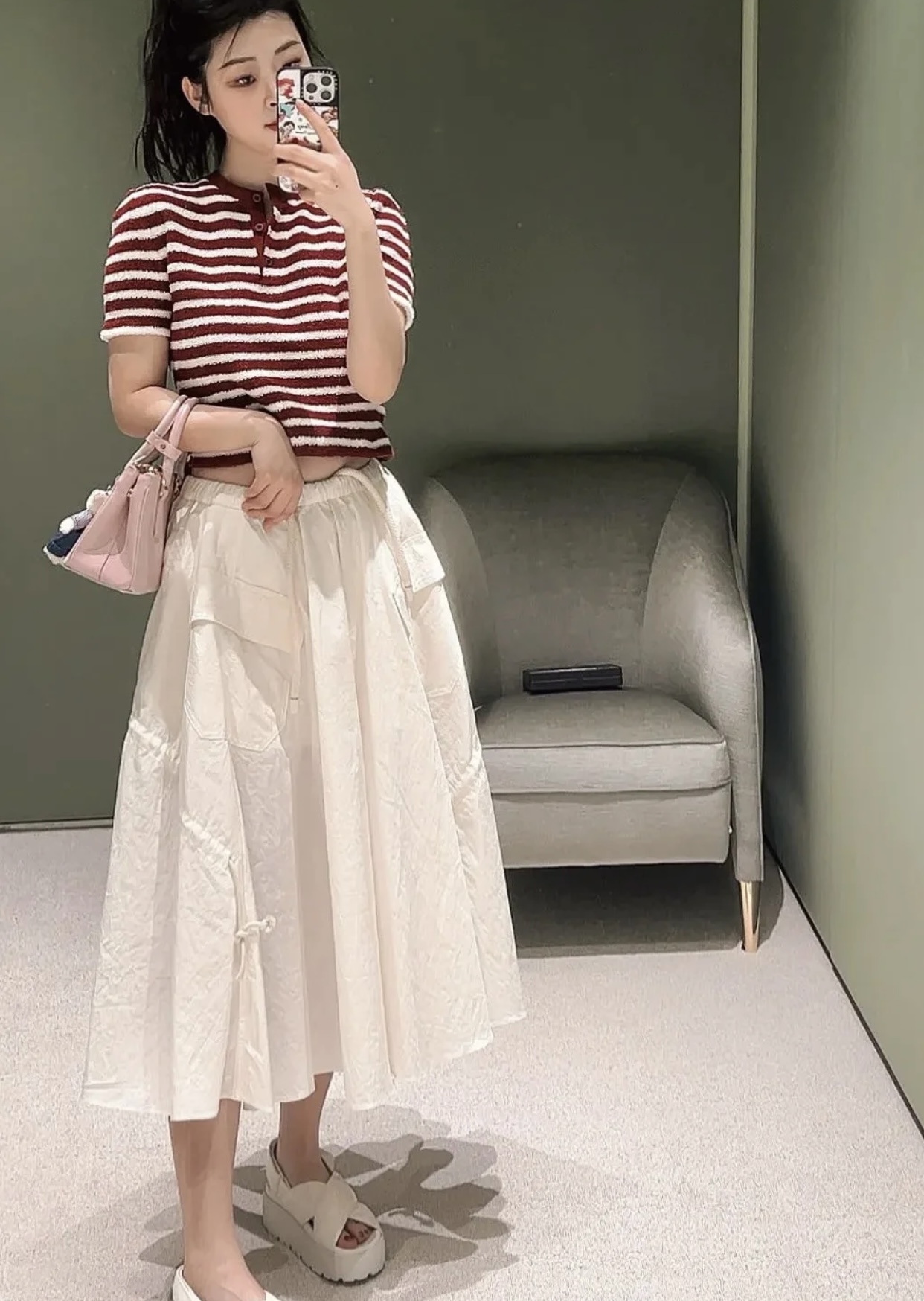 NO:335170,[Love] New [Love]!  Latest PR 25NEW Triangle Striped Knit Top. Size SML..,,alexander wang19860909[爱心]新款[爱心]！最新PR 25NEW 三角标条纹针织上衣.尺码SML..,,alexander wang,Women's clothing