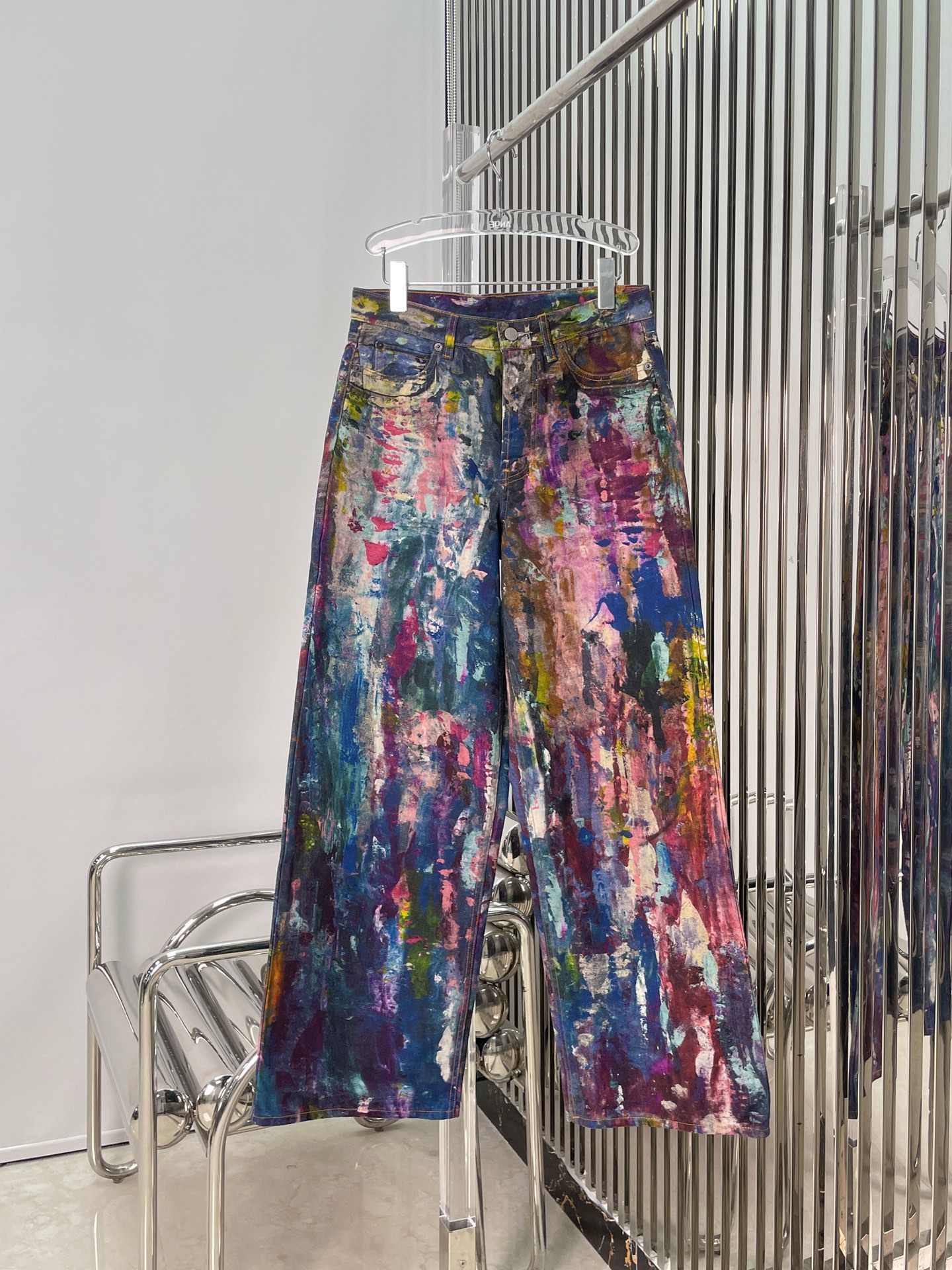 NO:411435,[Love] New [Love]!  Latest ACNE 25NEW oil painting printed jeans. Size SML..,,acne studios,jeans,alexander wang19860909[爱心]新款[爱心]！最新ACNE 25NEW 油画印花牛仔裤.尺码SML..,,acne studios,jeans,alexander wang,Women's clothing