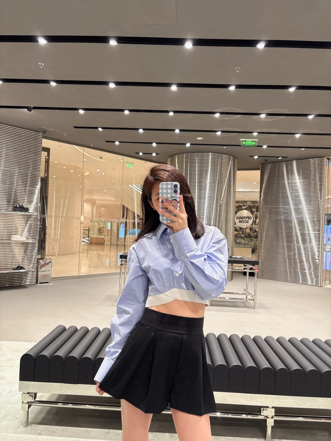 NO:412572,[Love] New [Love]!  Latest AW 25NEW rubber waist-hugging long-sleeved shirt. Color white and blue. Size SML.,,shirts,alexander wang19860909[爱心]新款[爱心]！最新AW 25NEW 橡筋收腰长袖衬衫.颜色白、蓝.尺码SML.,,shirts,alexander wang,Women's clothing