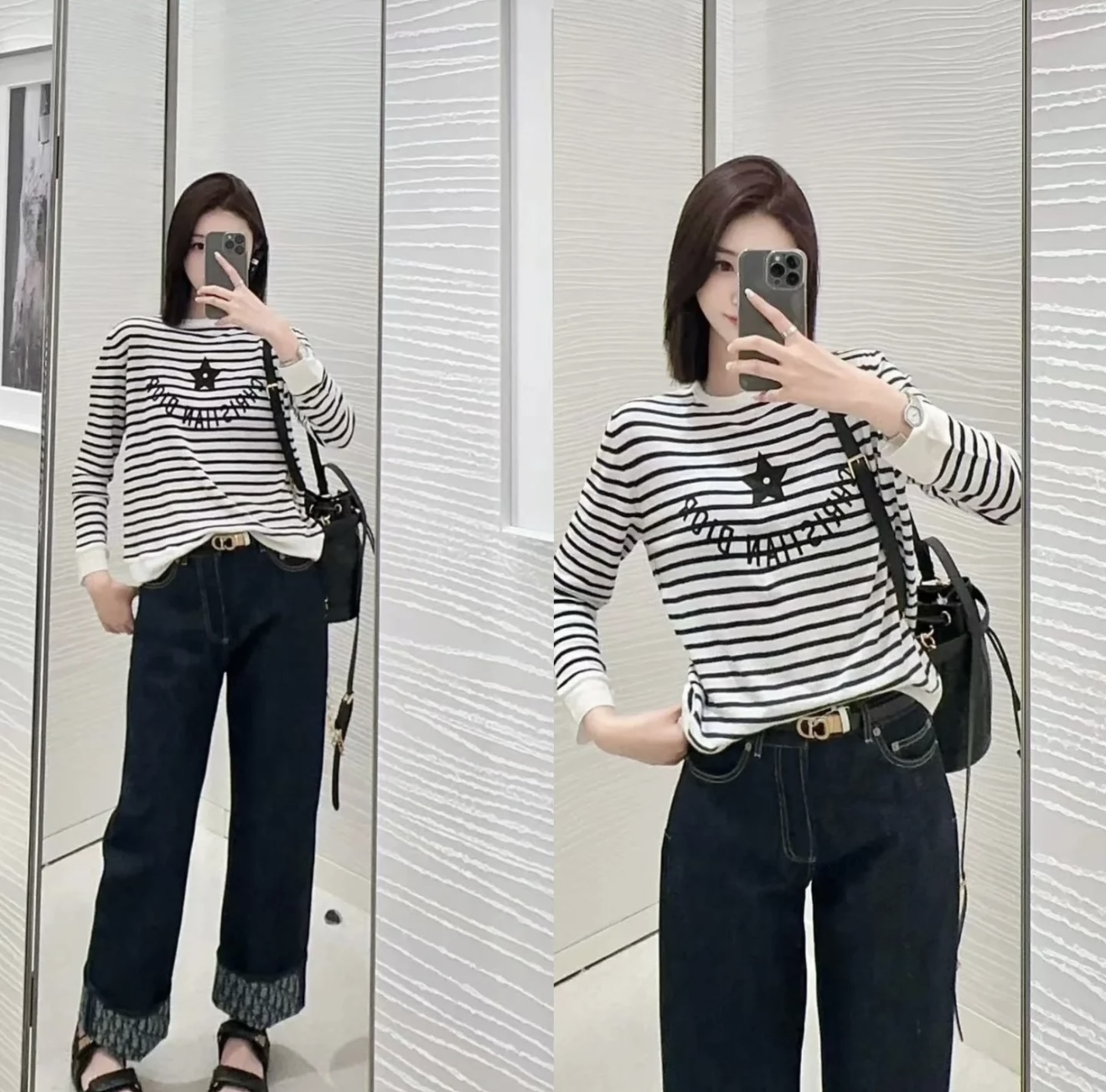 NO:420666,[Love] New [Love]!  Latest D 25NEW alphabet printed striped knit top. Size SML..., alexander wang19860909[爱心]新款[爱心]！最新D 25NEW 字母印花条纹针织上衣.尺码SML..,,alexander wang,Women's clothing