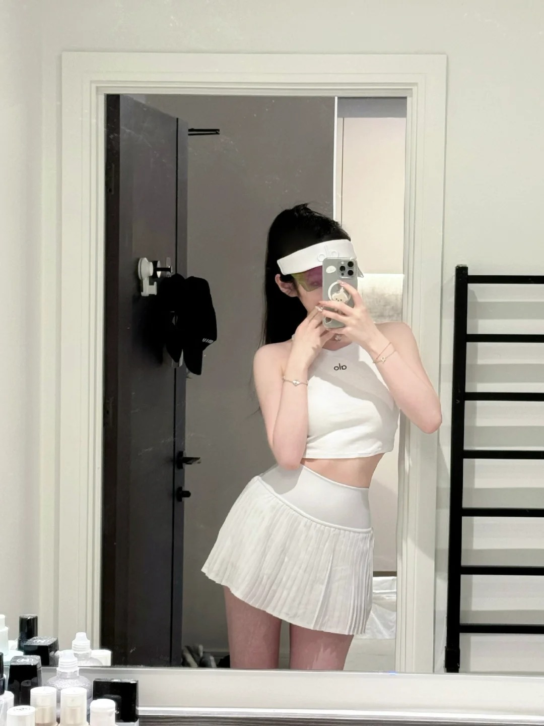 NO:417577,[Love] New [Love]!  Latest ALO 25NEW Quick Dry Tennis Sports Pleated Skirts. Color White and Black. Size SML..., skirts, alexander wang19860909[爱心]新款[爱心]！最新ALO 25NEW 速干网球运动百褶裙.颜色白、黑.尺码SML..,,skirts,alexander wang,Women's clothing