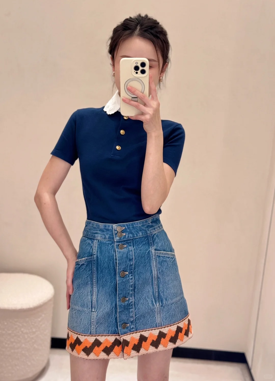 NO:418999,[Love] New [Love]!  Latest VA 25NEW doll collar short-sleeved POLO top. Size SML..., T-shirt,alexander wang19860909[爱心]新款[爱心]！最新VA 25NEW 娃娃领短袖POLO上衣.尺码SML..,,T-shirt,alexander wang,Women's clothing