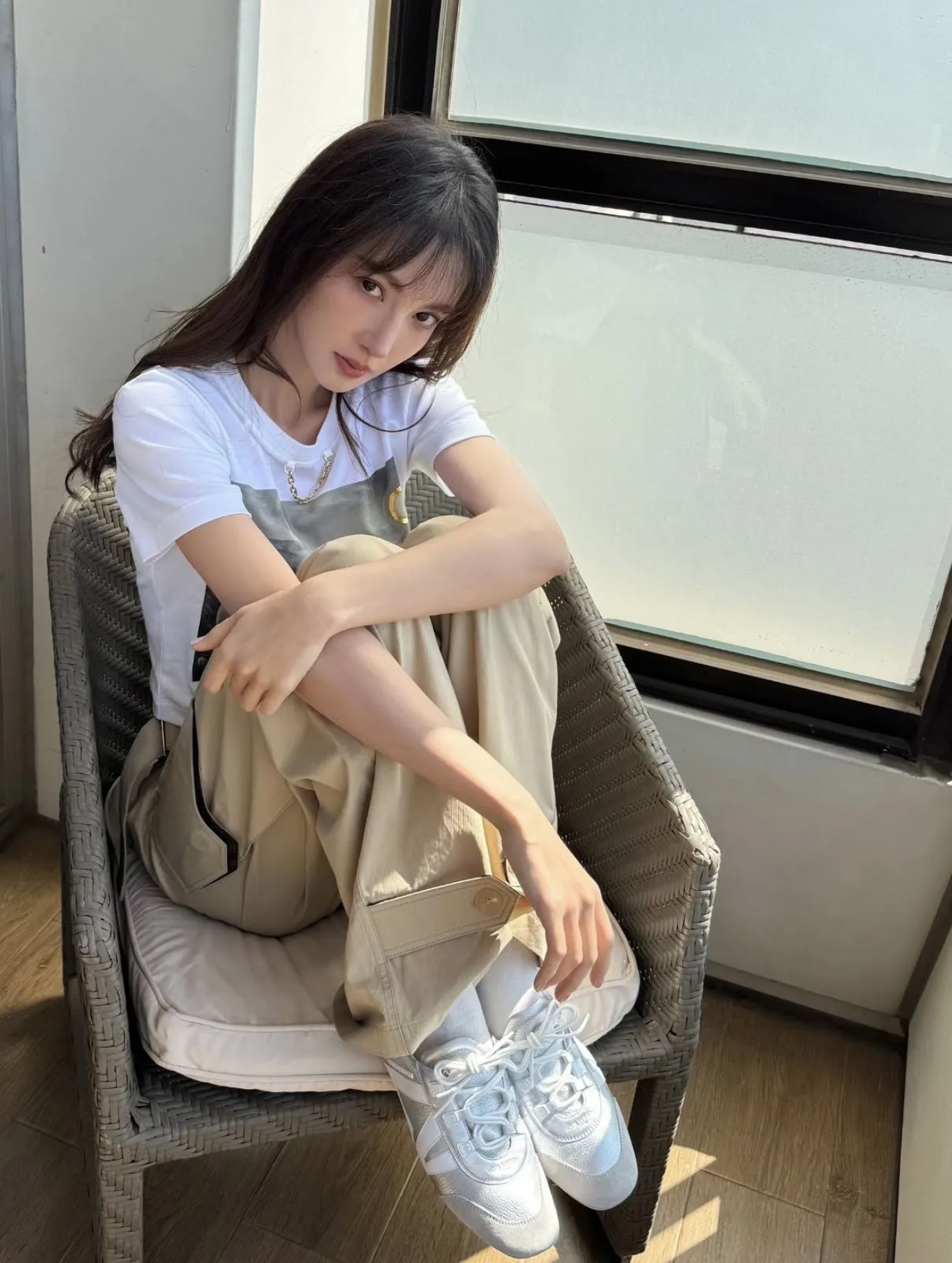 NO:423659,[Love] New [Love]!  Latest L 25NEW Metal Chain Hotstitch Printed T-Shirt. Size SML., tees, t-shirt, alexander wang19860909[爱心]新款[爱心]！最新L 25NEW 金属链条烫金印花T恤.尺码SML.,,tees，t-shirt,alexander wang,Women's clothing