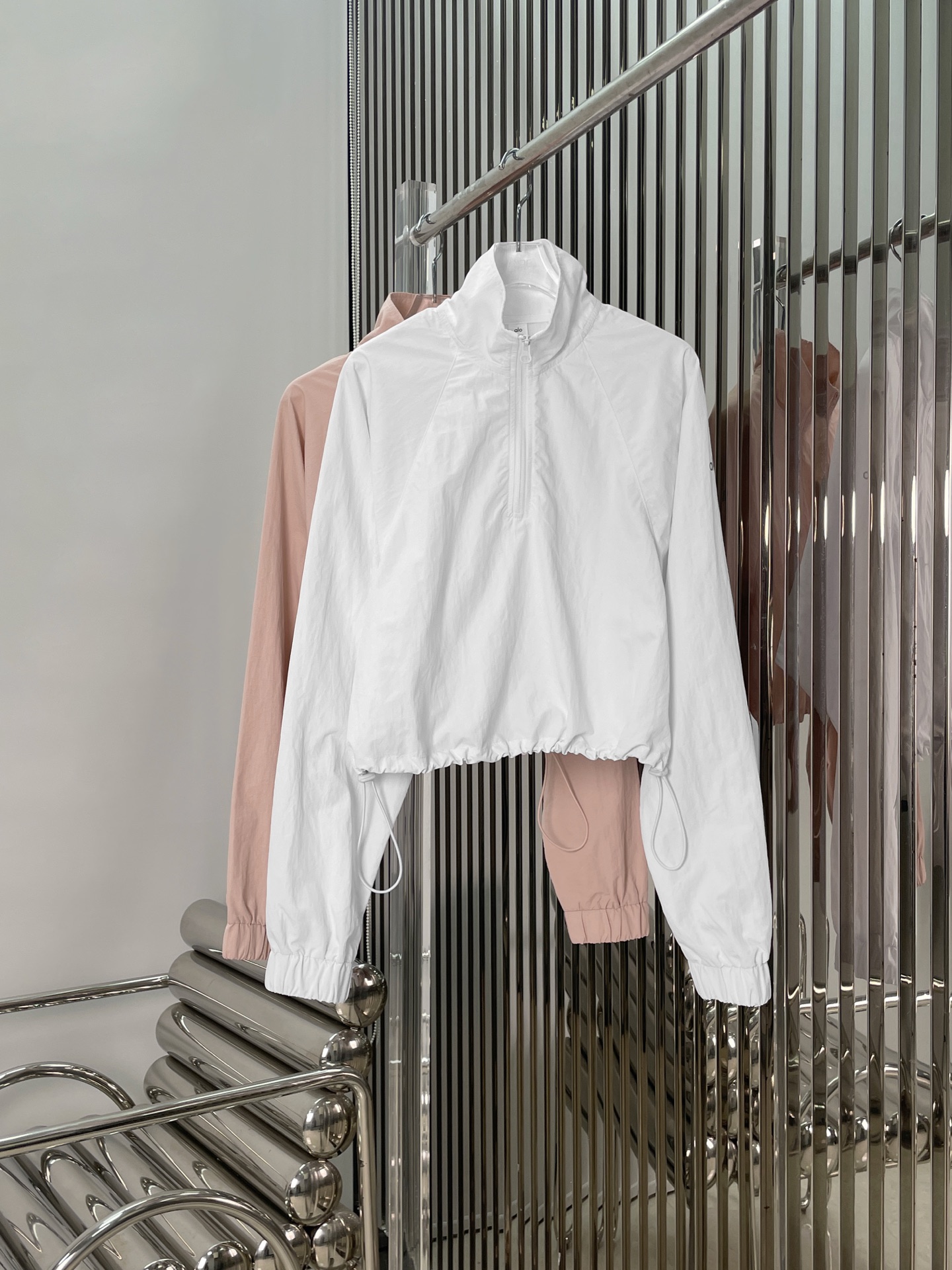 NO:431026,[Love] New [Love]!  Latest ALO 25NEW sunscreen jacket + shorts. Color pink, white. Size SML..., shorts, jackets & coats, alexander wang19860909[爱心]新款[爱心]！最新ALO 25NEW 防晒外套+短裤.颜色粉、白.尺码SML...,,shorts,jackets & coats,alexander wang,Women's clothing