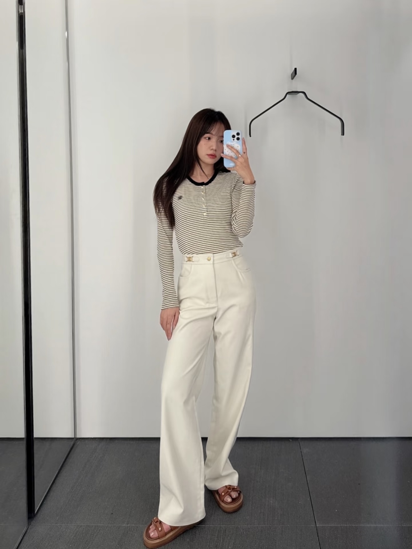 NO:431062,[Love] New [Love]!  Latest CE 25NEW Arc de Triomphe metal decorative full lining casual pants. Size SML..., alexander wang19860909[爱心]新款[爱心]！最新CE 25NEW 凯旋门金属装饰全里衬休闲裤.尺码SML..,,alexander wang,Women's clothing