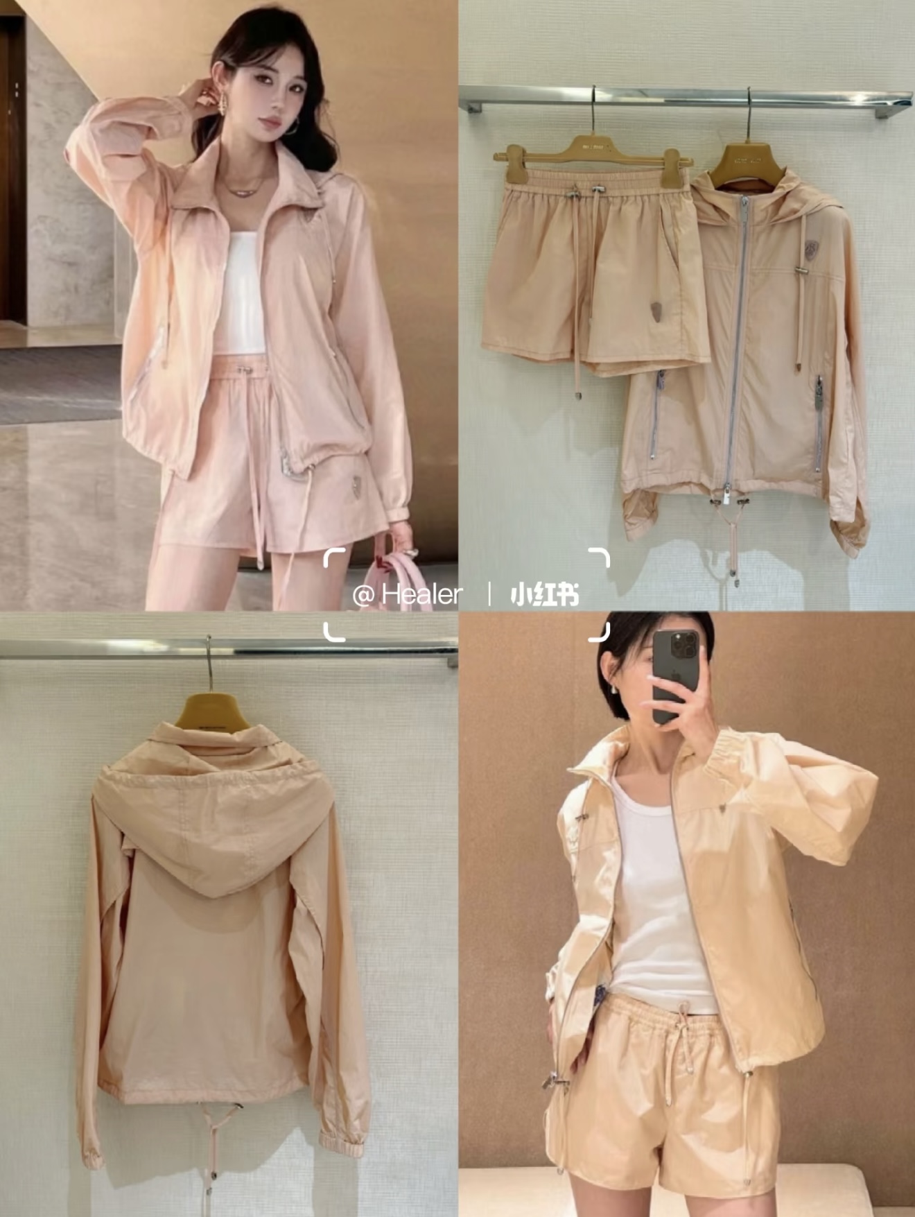 NO:433880,[Coat. Shorts. Love] New style [Love]!  Latest BBR 25NEW Hooded Sunscreen Jacket + Drawstring Sunscreen Shorts. Size SML., shorts, jackets & coats, hats, alexander wang19860909[外套.短裤.爱心]新款[爱心]！最新BBR 25NEW 连帽防晒外套+抽绳防晒短裤.尺码SML.,,shorts,jackets & coats,hats,alexander wang,Women's clothing