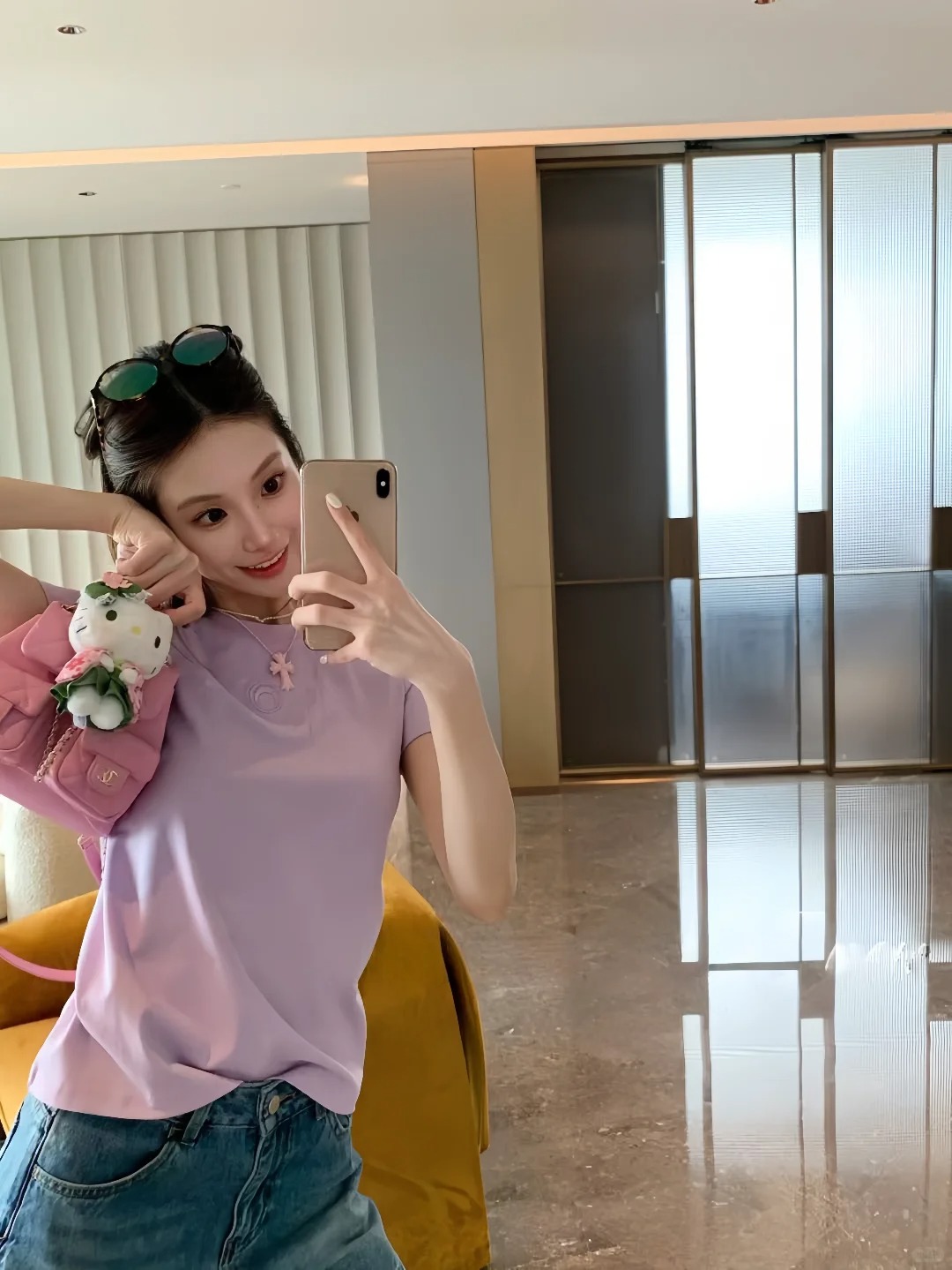 NO:440310,[Love] New [Love]!  Latest MARINE 25NEW Little Moon Purple Short Sleeve T-Shirt. Size SML.., T-shirt,tees, t-shirt,alexander wang19860909[爱心]新款[爱心]！最新MARINE 25NEW 小月亮紫色短袖T恤.尺码SML..,,T-shirt,tees，t-shirt,alexander wang,Women's clothing