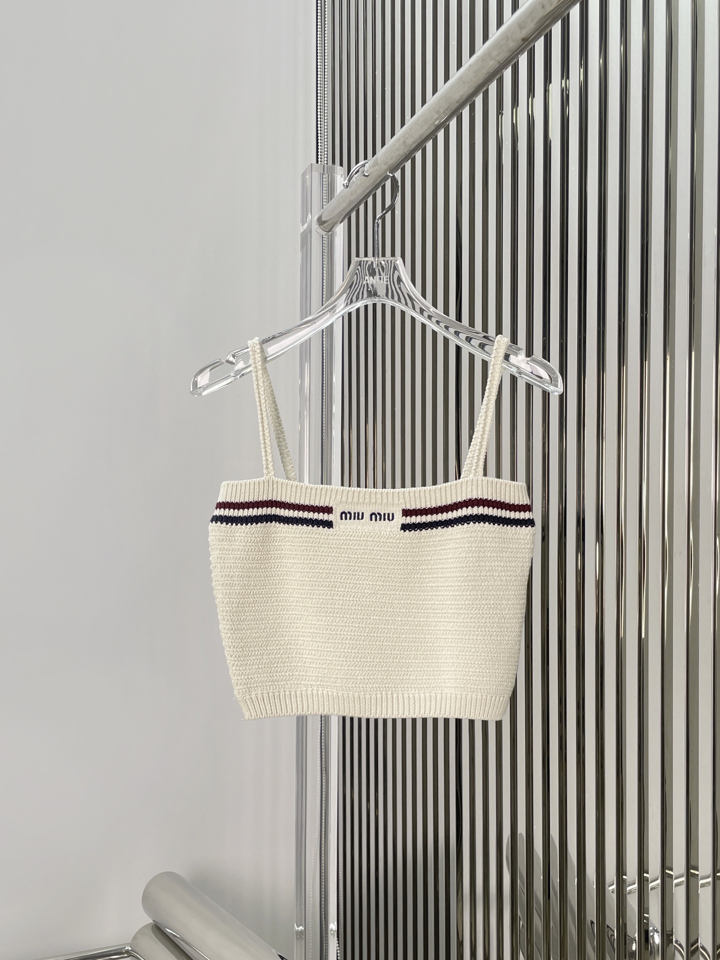 NO:442137,[Love] New [Love]!  Latest MIU 25NEW Knitted Sling Vest + Skirt. Size SML. Back.,,miumiu,skirts,alexander wang19860909[爱心]新款[爱心]！最新MIU 25NEW 针织吊带背心+半裙.尺码SML.背.,,miumiu,skirts,alexander wang,Women's clothing