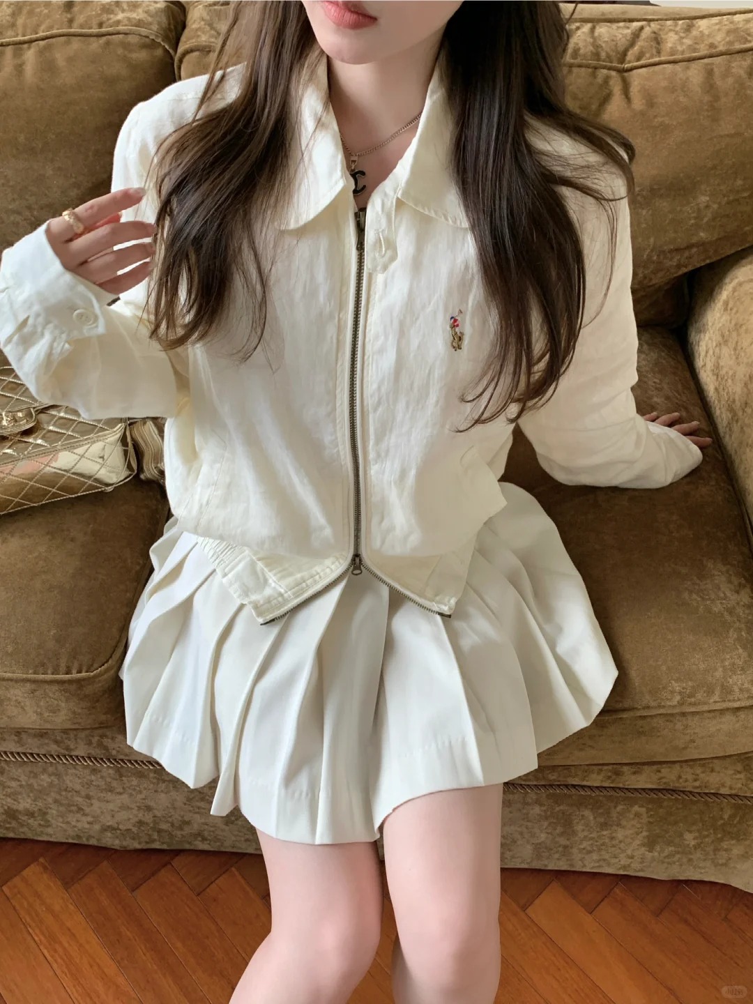 NO:449863,[Love] New [Love]!  Latest RL 25NEW Pony Embroidered Old Money Style Linen Jacket. Size SML.., Jackets & Coats,alexander wang19860909[爱心]新款[爱心]！最新RL 25NEW 小马刺绣老钱风亚麻夹克.尺码SML..,,jackets & coats,alexander wang,Women's clothing