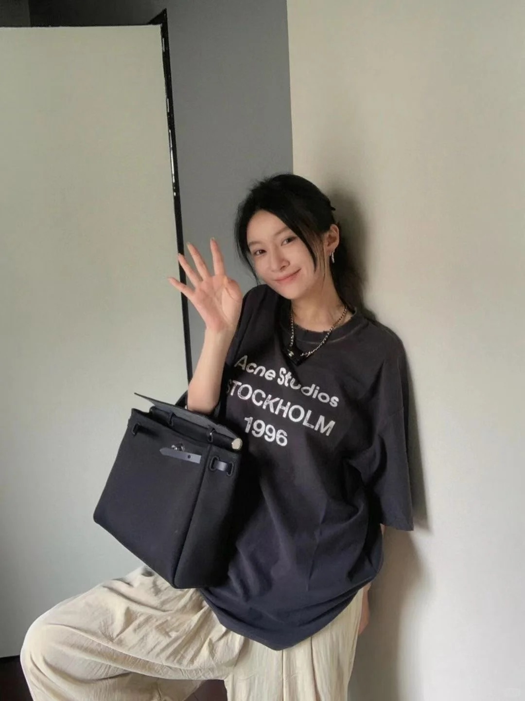 NO:452235,[Love] New [Love]!  Latest ACNE 25NEW 1996 Printed Washing Aged Short Sleeve T-Shirt. Size SML..,,acne studios,T-shirt,tees,t-shirt,alexander wang19860909[爱心]新款[爱心]！最新ACNE 25NEW 1996 印花洗水做旧短袖T恤.尺码SML..,,acne studios,T-shirt,tees，t-shirt,alexander wang,Women's clothing