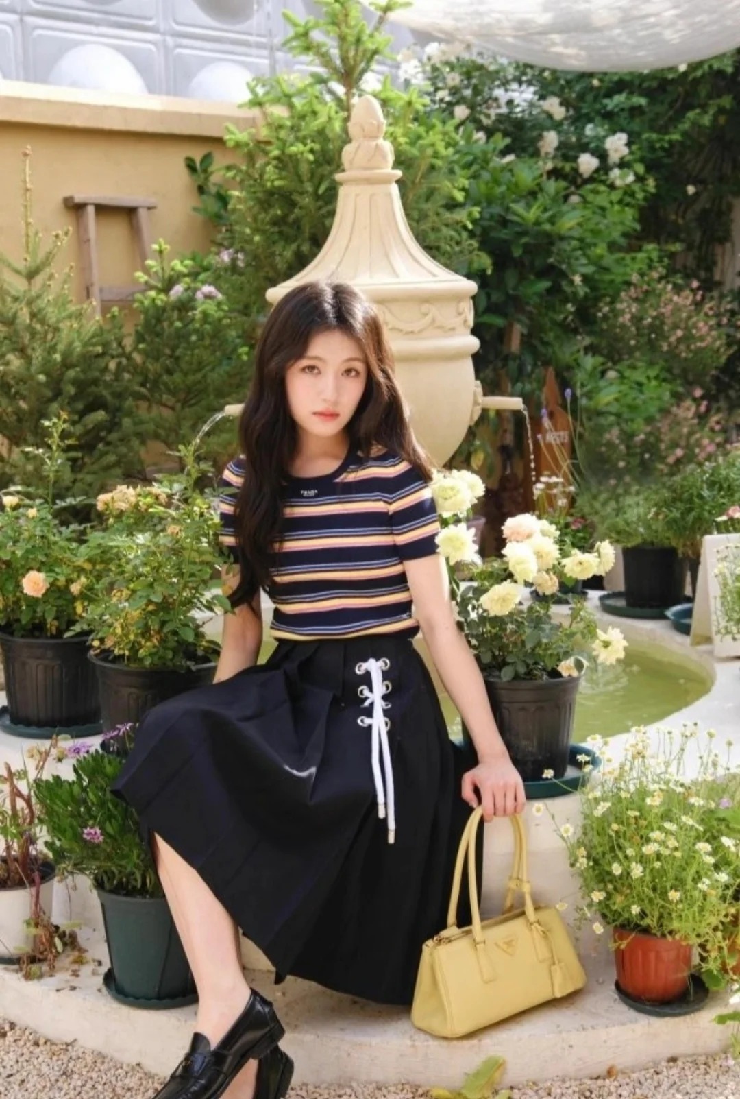 NO:452903,[Love] New [Love]!  Latest PR 25NEW Worn wool pleated rope long skirt (including petticoat). Size SML..., skirts, alexander wang19860909[爱心]新款[爱心]！最新PR 25NEW 精纺羊毛百褶绑绳半身长裙（含衬裙）.尺码SML..,,skirts,alexander wang,Women's clothing