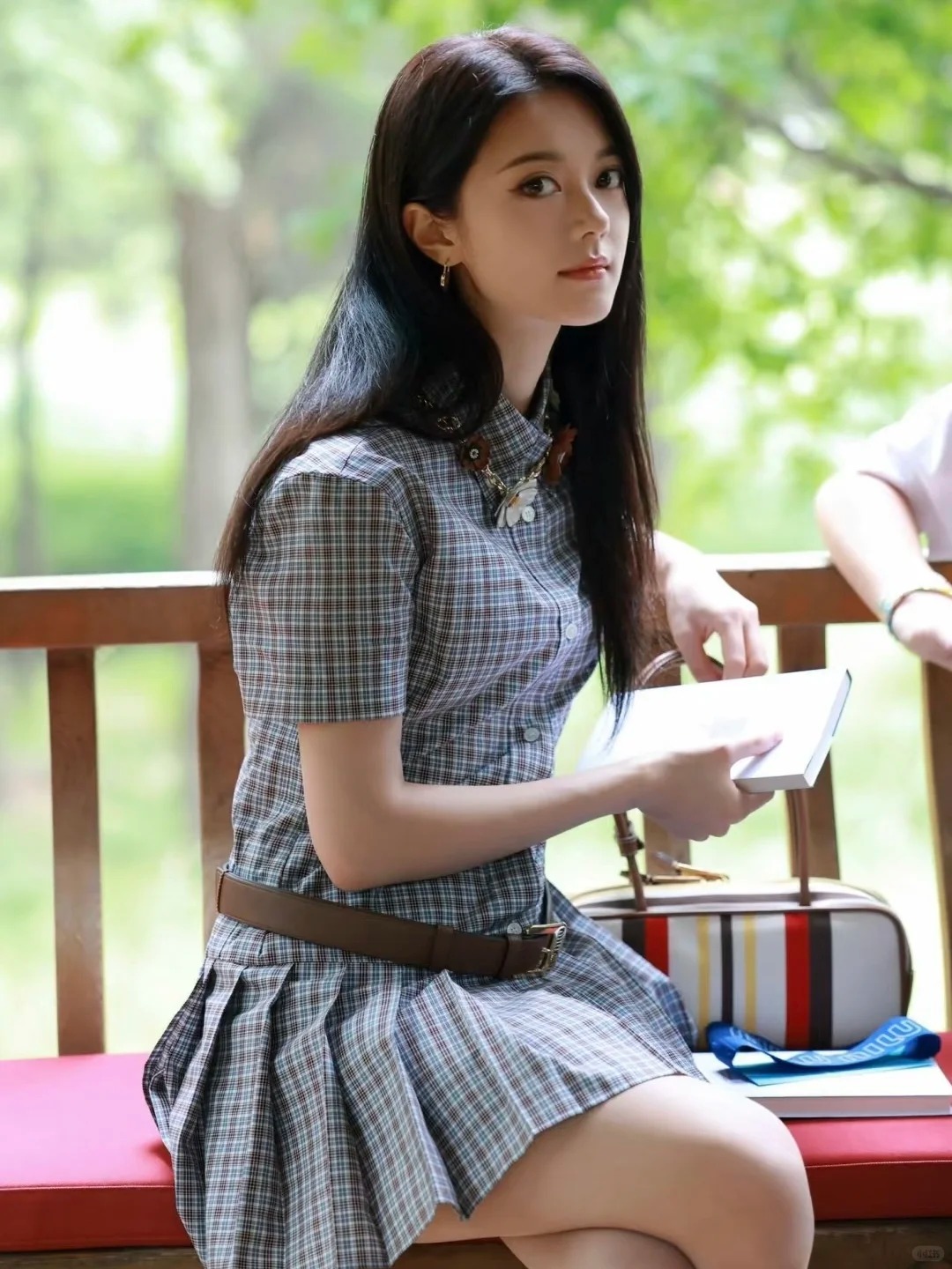 NO:455335,[Love] New [Love]!  Latest MIU 25NEW woven checked lapel shirt dress. Size SML.,,miumiu,skirts,shirts,alexander wang19860909[爱心]新款[爱心]！最新MIU 25NEW 色织格纹翻领衬衫连衣裙.尺码SML.,,miumiu,skirts,shirts,alexander wang,Women's clothing