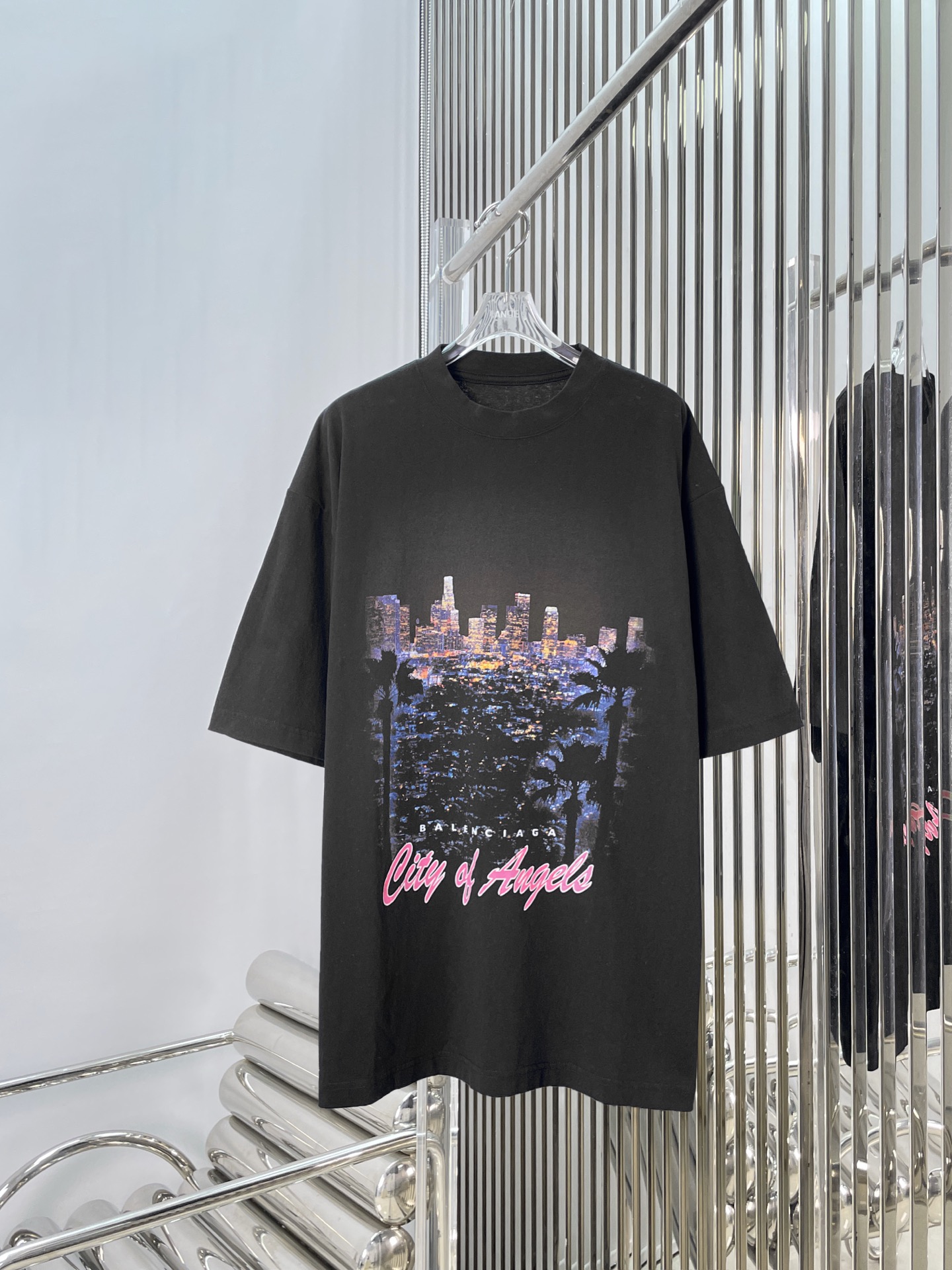 NO:457847,[Love] New [Love]!  Latest BA 25NEW Paris Los Angeles City Print Aged T-shirt. Size SML., tees, t-shirt, alexander wang19860909[爱心]新款[爱心]！最新BA 25NEW 巴黎洛杉矶城市印花做旧T恤.尺码SML. .,,tees，t-shirt,alexander wang,Women's clothing
