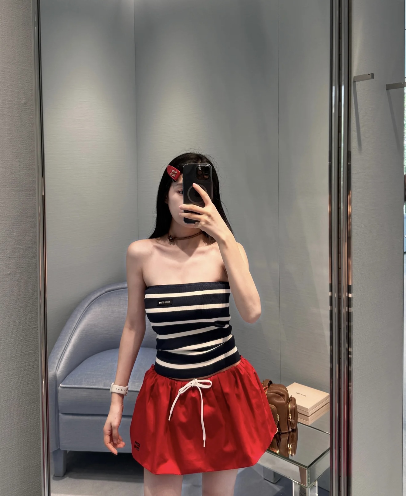 NO:459271,[Love] New [Love]!  Latest MIU 25NEW letter embroidered drawstring puffy skirt. Size SML., miumiu, skirts, alexander wang19860909[爱心]新款[爱心]！最新MIU 25NEW 字母刺绣抽绳蓬蓬裙.尺码SML.,,miumiu,skirts,alexander wang,Women's clothing