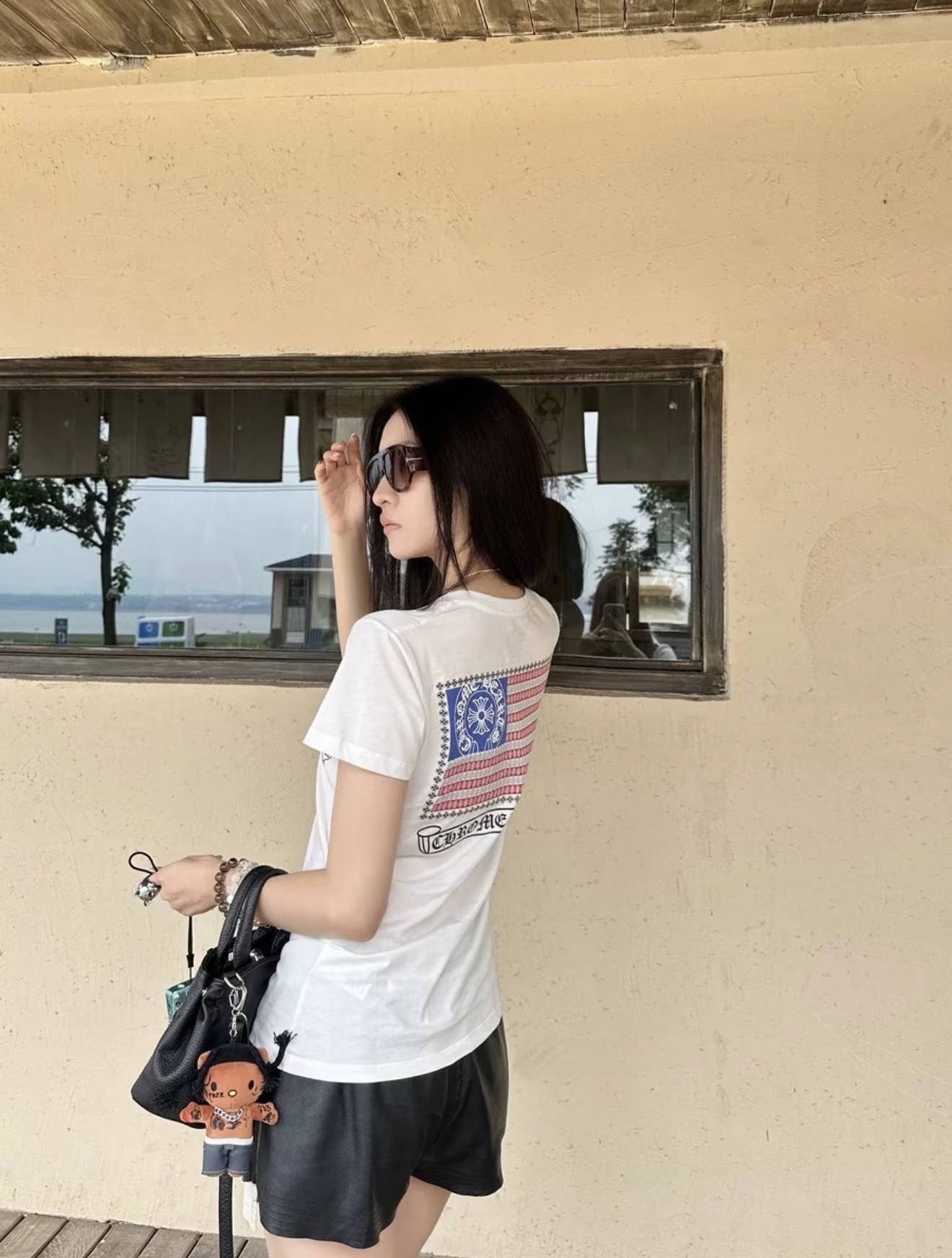 NO:803772,[Love] New style [Love]!  The latest Chrome H 26NEW Chrome flag printed T-shirt. Size XS S M L.,,chrome hearts,chrome hearts,tees,t-shirt,19860909[爱心]新款[爱心]！最新Chrome H 26NEW 克罗国旗印花T恤.尺码XS S M L.,,chrome hearts,chrome hearts,tees，t-shirt,,Women's clothing