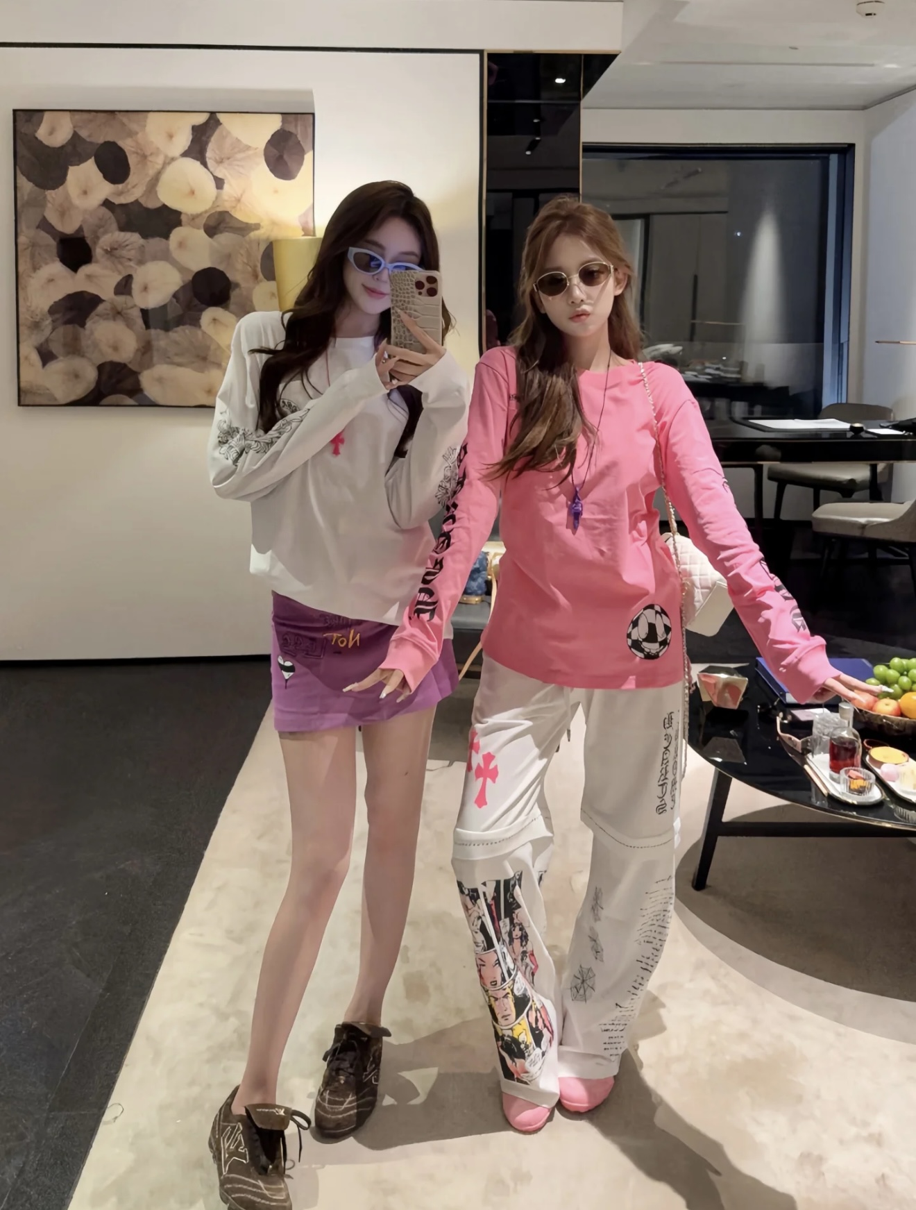 NO:486865,[Love] New [Love]!  Latest CH 25NEW White Comic Print Sports Waitress. Size SML.,,alexander wang19860909[爱心]新款[爱心]！最新CH 25NEW 白色漫画印花运动卫裤.尺码SML.,,alexander wang,Women's clothing