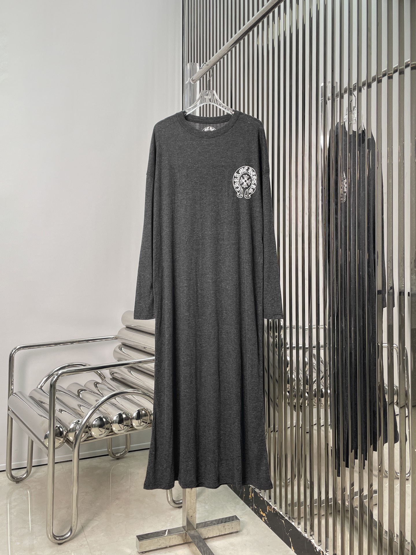 NO:491621,[Love] New [Love]!  Latest CH 25NEW Crow Flag Print Long Shirt Dress. Size SML.P, Chrome Hearts, Skirts, Alexander Wang19860909[爱心]新款[爱心]！最新CH 25NEW 克罗国旗印花长款罩衫连衣裙.尺码SML.P,,chrome hearts,skirts,alexander wang,Women's clothing