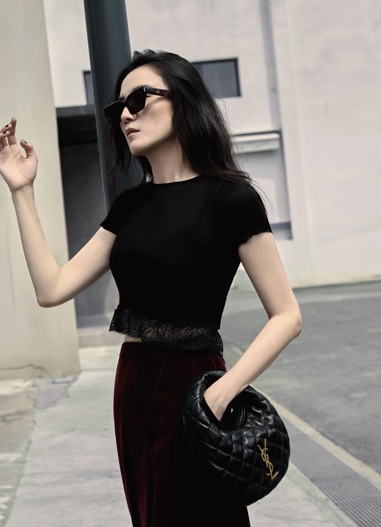 NO:504231,[Love] New [Love]!  Latest SLP 25NEW lace spliced ​​short sleeve base top. Size SML., loro piana, T-shirt, alexander wang19860909[爱心]新款[爱心]！最新SLP 25NEW 蕾丝拼接短袖打底上衣.尺码SML.,,loro piana,T-shirt,alexander wang,Women's clothing