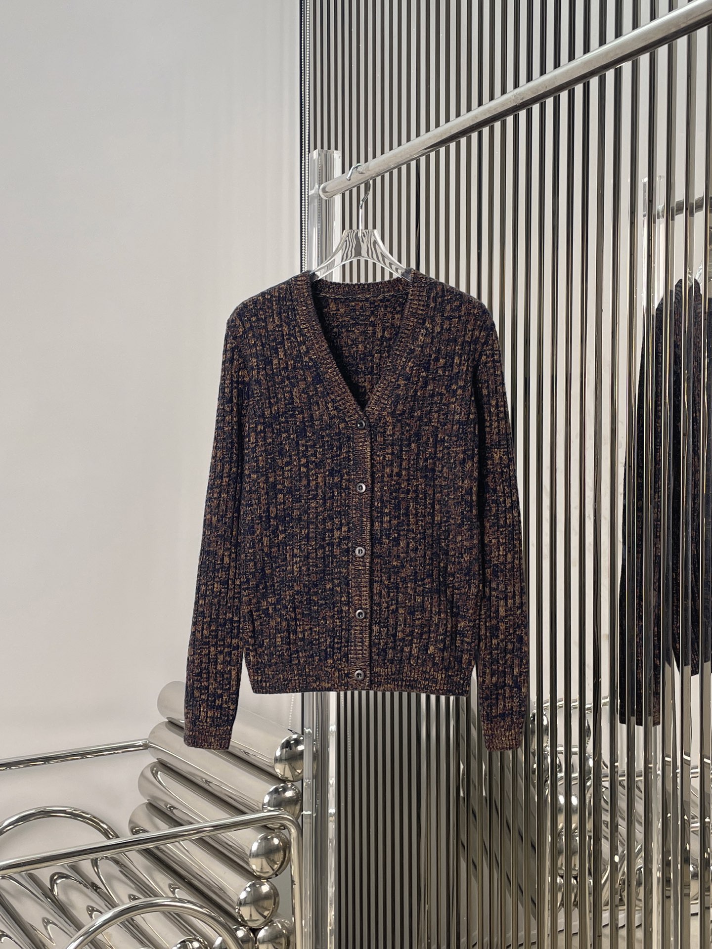 NO:505322,[Love] New [Love]!  Latest PR 25NEW Mixed wool + cashmere knitted cardigan. Size SML, alexander wang19860909[爱心]新款[爱心]！最新PR 25NEW 混纱花色羊毛+羊绒针织开衫.尺码SML,,alexander wang,Women's clothing