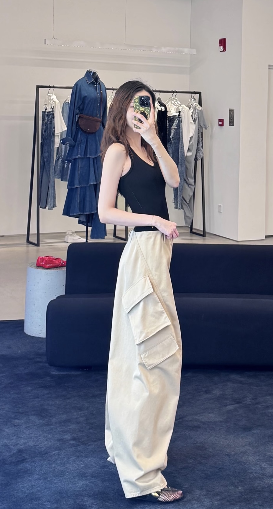 NO:505337,[Love] New [Love]!  Latest ALAIA 25NEW scimitar work pants. Size SML, alaia, alexander wang19860909[爱心]新款[爱心]！最新ALAIA 25NEW 弯刀工装裤.尺码SML,,alaia,alexander wang,Women's clothing