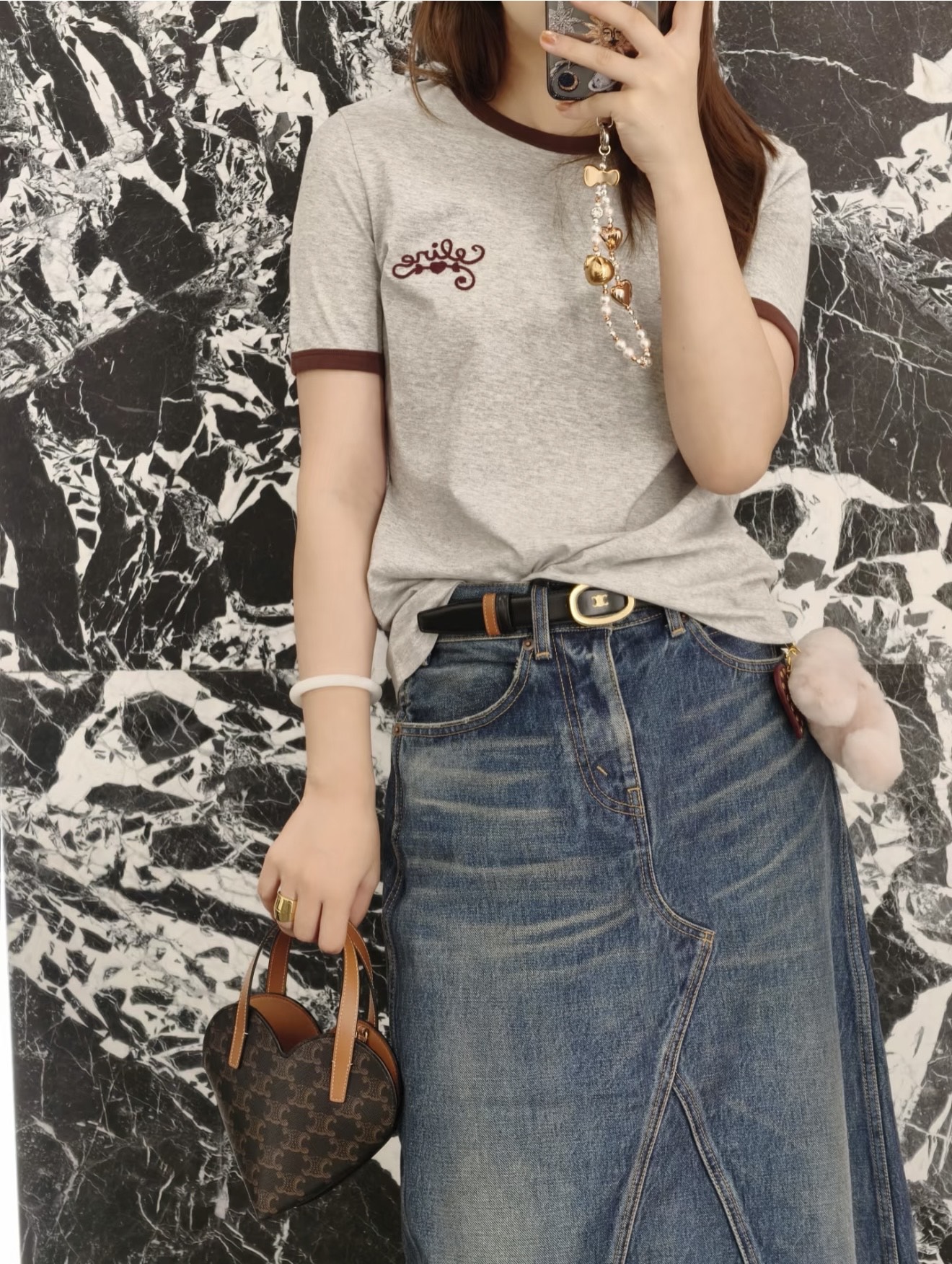 NO:506297,[Love] New [Love]!  Latest CE 25NEW love co-branded T-shirt. Color white and gray. Size SML., tees, t-shirt, alexander wang19860909[爱心]新款[爱心]！最新CE 25NEW 爱心联名T恤.颜色白、灰.尺码SML.,,tees，t-shirt,alexander wang,Women's clothing