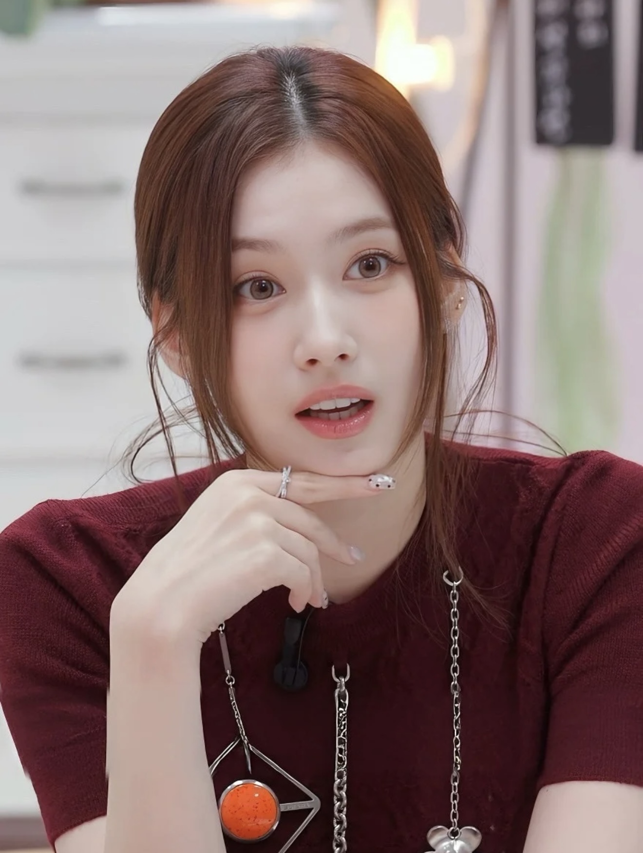 NO:534271,[Love] New [Love]!  Latest PR 25NEW Metal Pendant Jewelry Decorative Short Sleeve Knitted Top. Size SML., T-shirt,alexander wang19860909[爱心]新款[爱心]！最新PR 25NEW 金属吊坠饰品装饰短袖针织上衣.尺码SML.,,T-shirt,alexander wang,Women's clothing