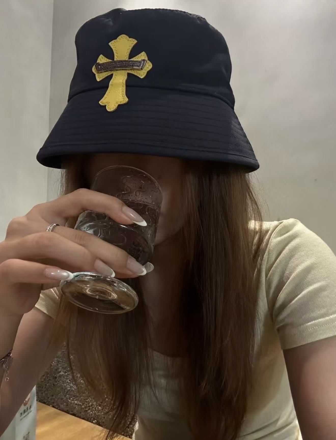 NO:560232,[Love] New style [Love]!  The latest CH 25NEW Cro leather cross silver-plated hardware bucket hat. Color blue, coffee.,,chrome hearts,espadrilles,hats,alexander wang19860909[爱心]新款[爱心]！最新CH 25NEW 克罗真皮十字架镀银五金渔夫帽.颜色蓝、咖啡.,,chrome hearts,espadrilles,hats,alexander wang,Women's clothing