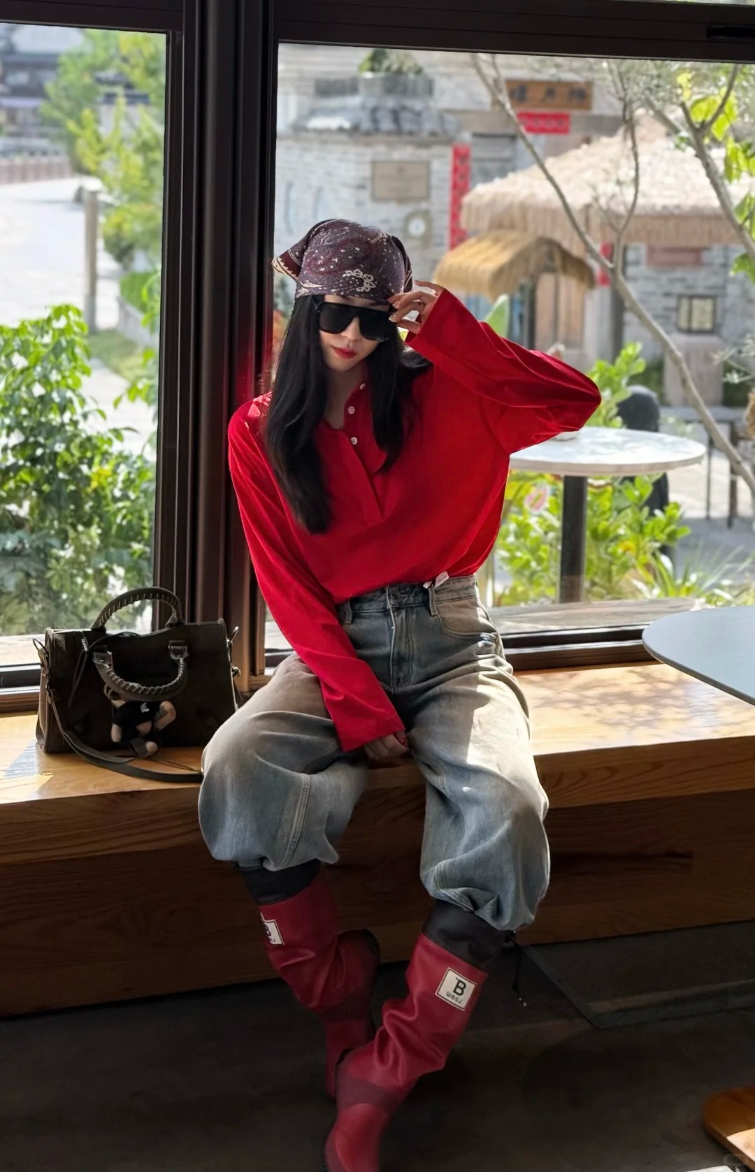 NO:561825,[Love] New style [Love]!  The latest THE R 25NEW minimalist style lapel long-sleeved POLO top. Color white, red. Size SML.p,,alexander wang19860909[爱心]新款[爱心]！最新THE R 25NEW 极简风翻领长袖POLO上衣.颜色白、红.尺码SML.p,,alexander wang,Women's clothing