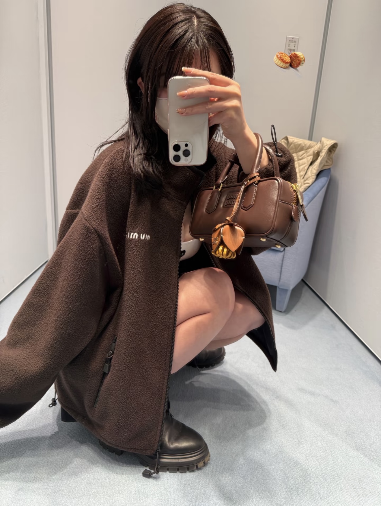 NO:568857,[Love] New style [Love]!  The latest MIU 25NEW brown polar fleece jacket. Size SML.,,miumiu,jackets & coats,alexander wang19860909[爱心]新款[爱心]！最新MIU 25NEW 咖啡色摇粒绒外套.尺码SML.,,miumiu,jackets & coats,alexander wang,Women's clothing