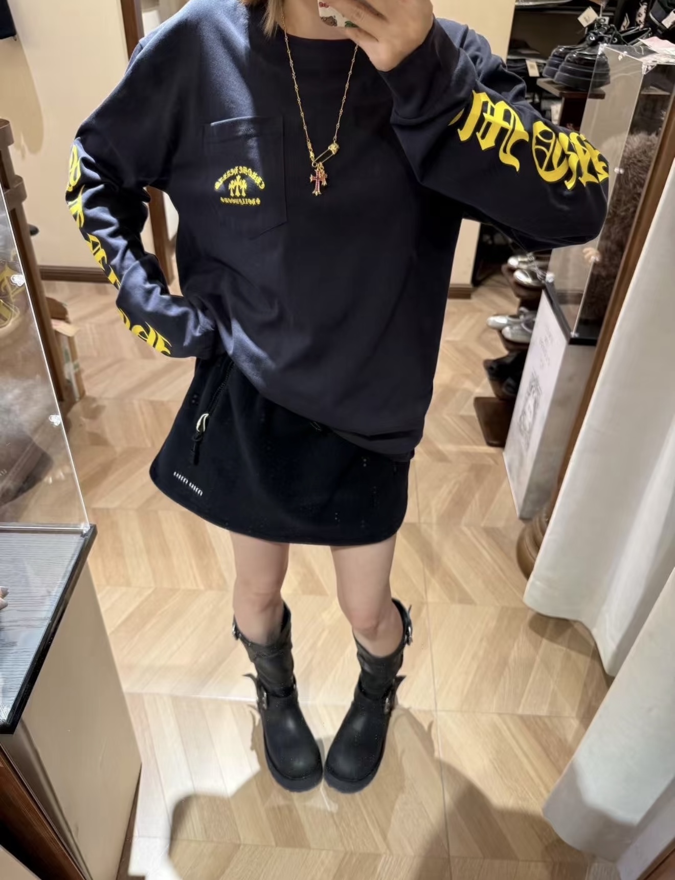 NO:569946,[Love] New style [Love]!  The latest CH 25NEW Chrome printed long-sleeved T-shirt. Color white, blue. Size SML.,,chrome hearts,tees,t-shirt,alexander wang19860909[爱心]新款[爱心]！最新CH 25NEW 克罗印花长袖T恤.颜色白、蓝.尺码SML.,,chrome hearts,tees，t-shirt,alexander wang,Women's clothing