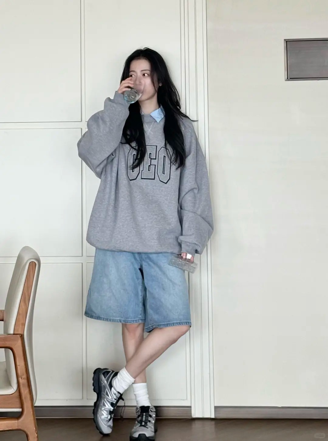 NO:576387,[Love] New style [Love]!  The latest BA 25NEW Paris CEO shirt collar fake two-piece sweatshirt. Size SML.,,hoodie,sweatshirts,shirts,alexander wang19860909[爱心]新款[爱心]！最新BA 25NEW 巴黎CEO衬衫领假两件卫衣.尺码SML.,,hoodie,sweatshirts,shirts,alexander wang,Women's clothing