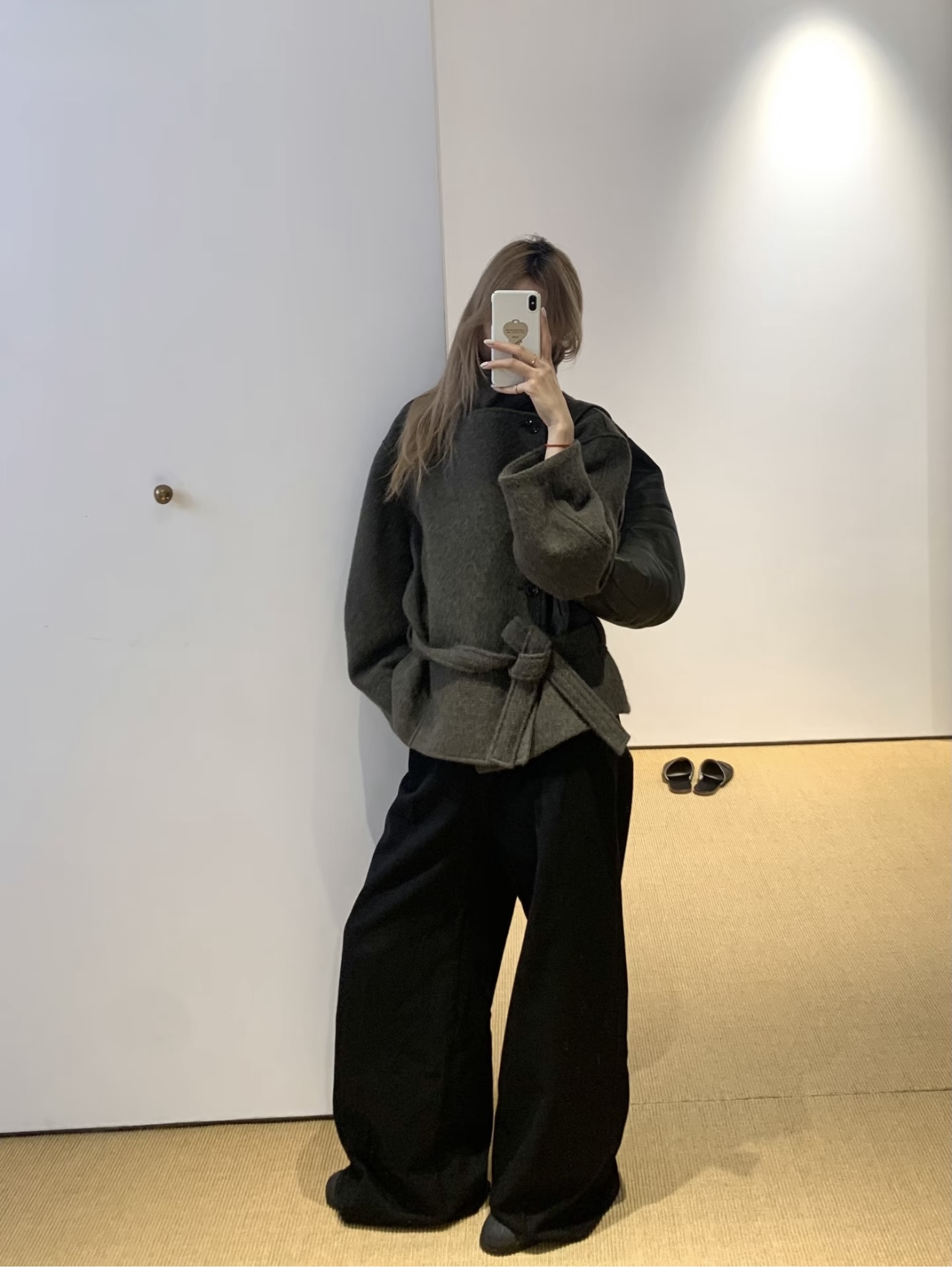 NO:577223,[Love] New style [Love]!  The latest LEM 25NEW alpaca + Australian wool classic belt minimalist style coat. Size SML,, alexander wang19860909[爱心]新款[爱心]！最新LEM 25NEW 羊驼毛+澳毛经典腰带极简风大衣.尺码SML,,alexander wang,Women's clothing
