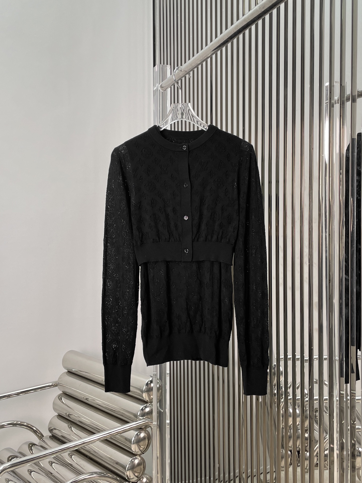 NO:578923,[Love] New style [Love]!  The latest L 25NEW old flower jacquard knitted two-piece set. Size SML.,,alexander wang19860909[爱心]新款[爱心]！最新L 25NEW 老花提花针织两件套.尺码SML.,,alexander wang,Women's clothing