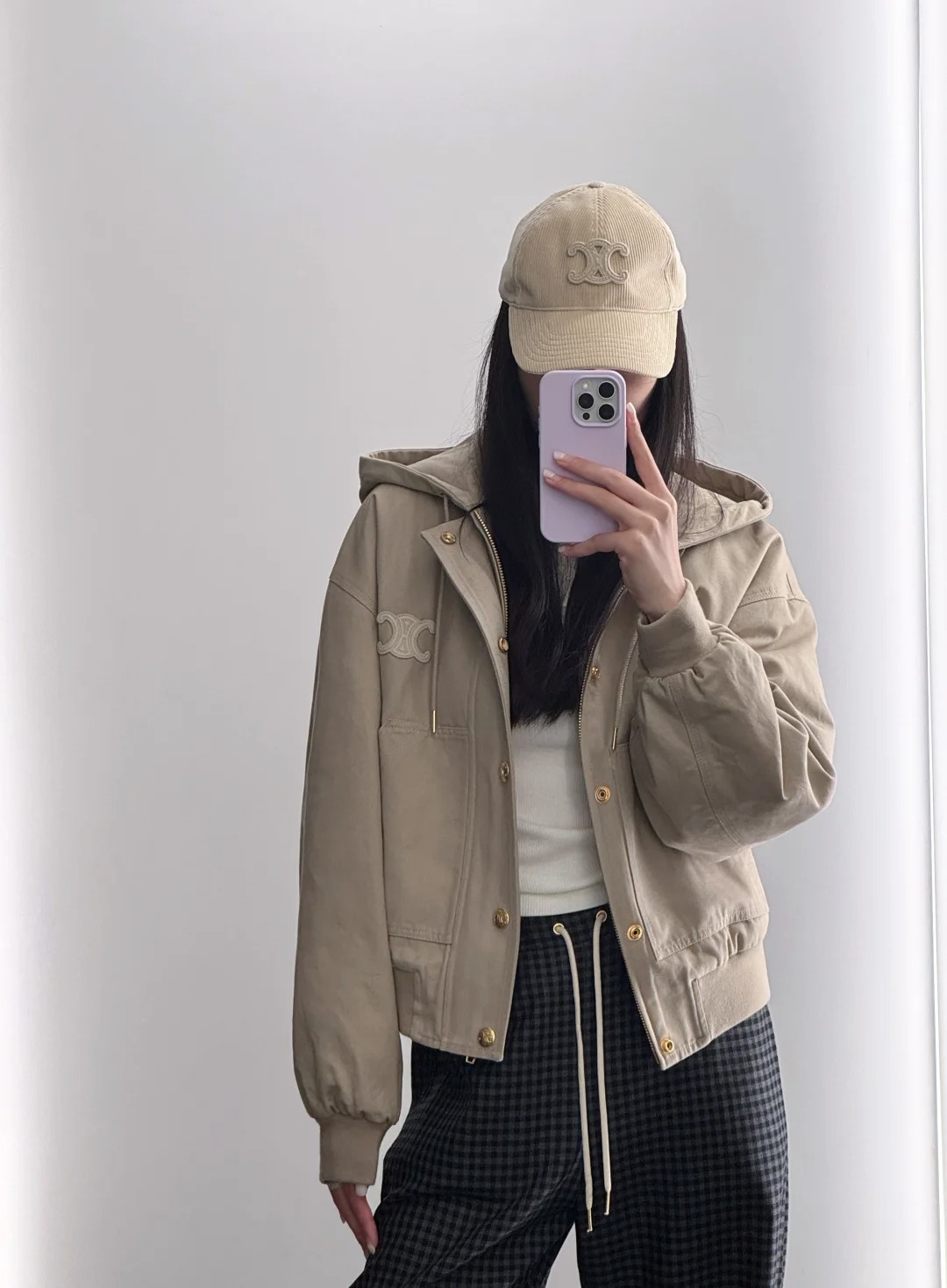 NO:579329,[Love] New style [Love]!  The latest CE 25NEW Arc de Triomphe badge hooded cotton jacket. Size SML.,,hats,alexander wang19860909[爱心]新款[爱心]！最新CE 25NEW 凯旋门徽章连帽棉服.尺码SML.,,hats,alexander wang,Women's clothing