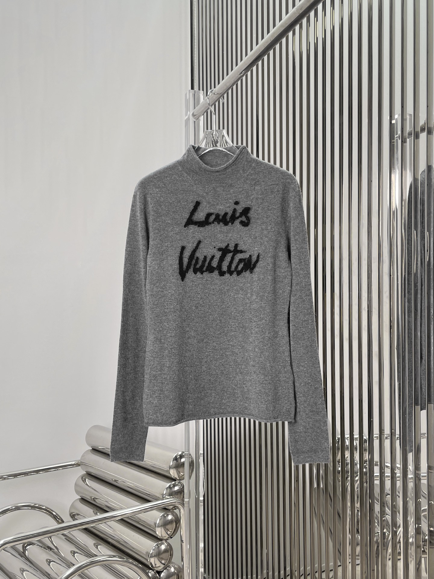 NO:588426,[Love] New style [Love]!  The latest L 25NEW letter jacquard half turtleneck knitted base. Size SML.P,,alexander wang19860909[爱心]新款[爱心]！最新L 25NEW 字母提花半高领针织打底.尺码SML.P,,alexander wang,Women's clothing